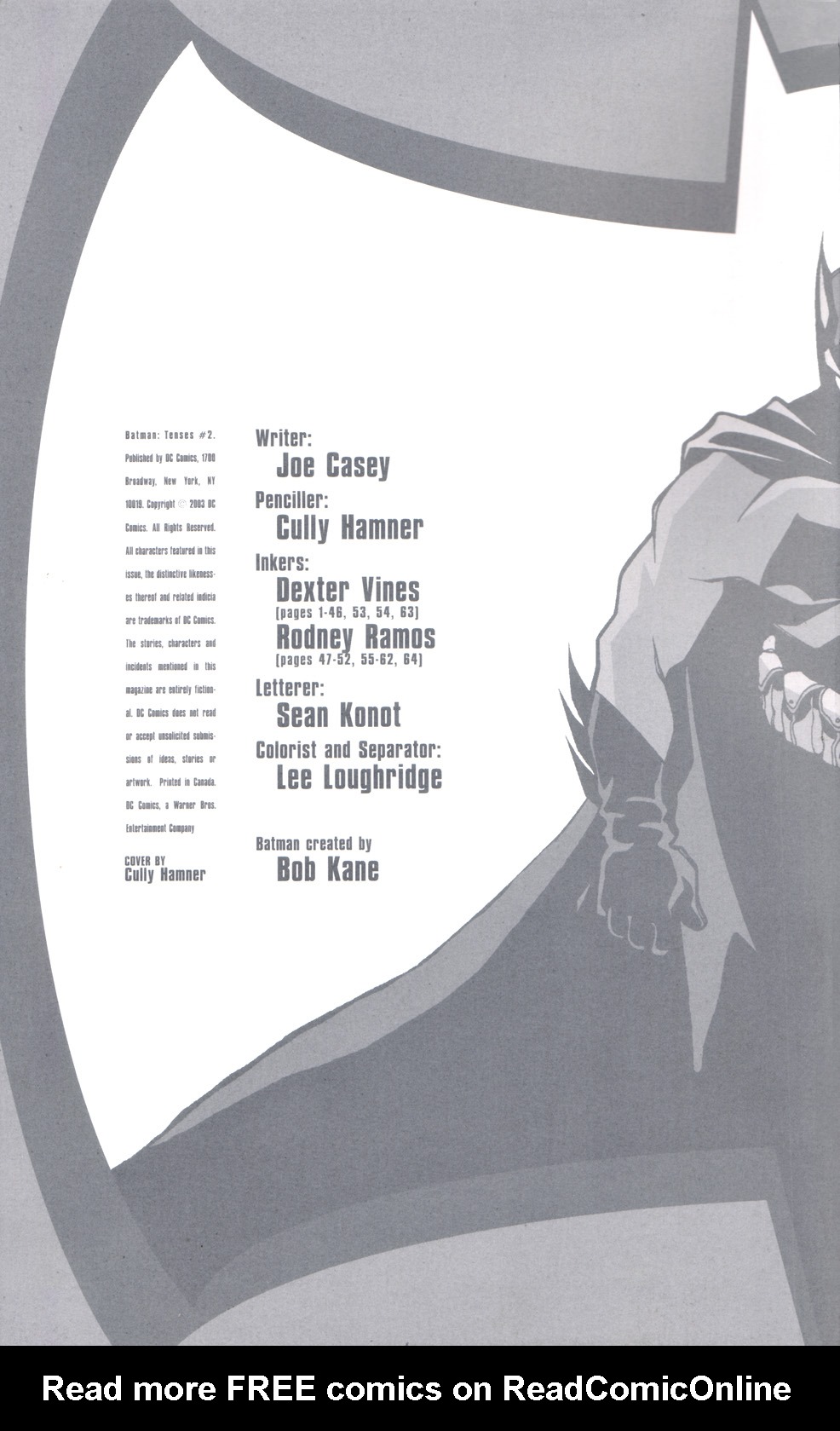 Read online Batman: Tenses comic -  Issue #2 - 3