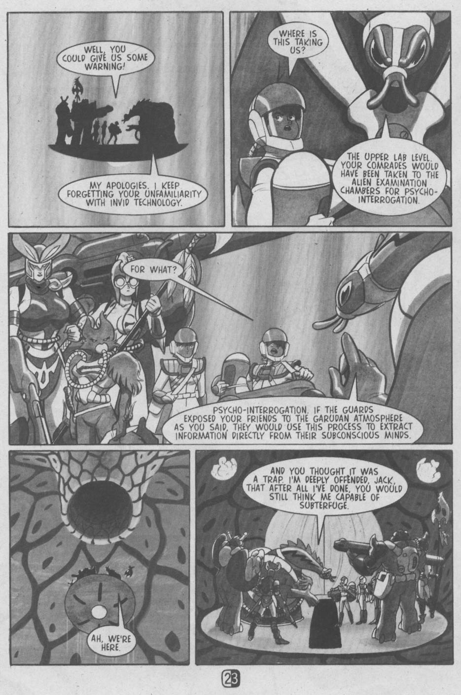 Read online Robotech II: The Sentinels comic -  Issue #15 - 25