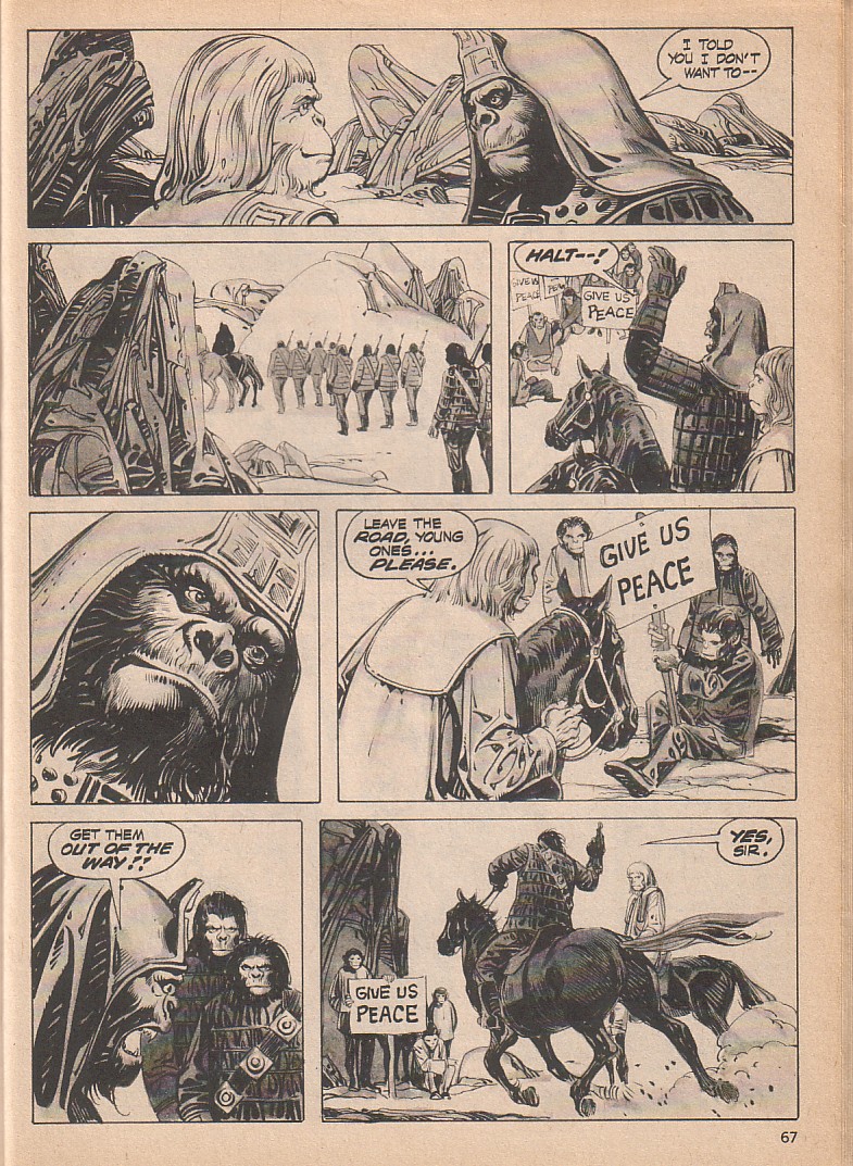 Read online Planet of the Apes comic -  Issue #9 - 67