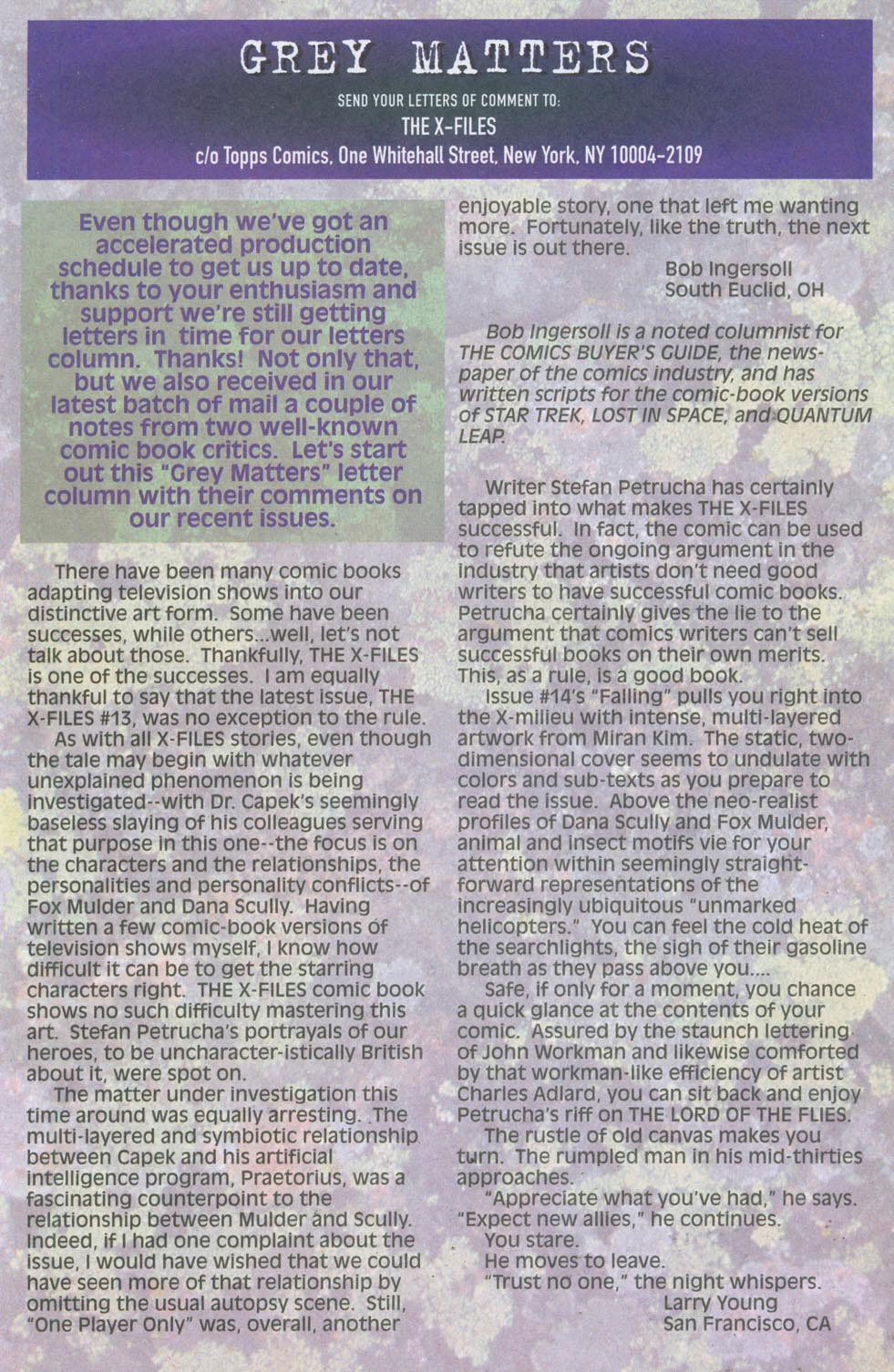 Read online The X-Files (1995) comic -  Issue #16 - 24