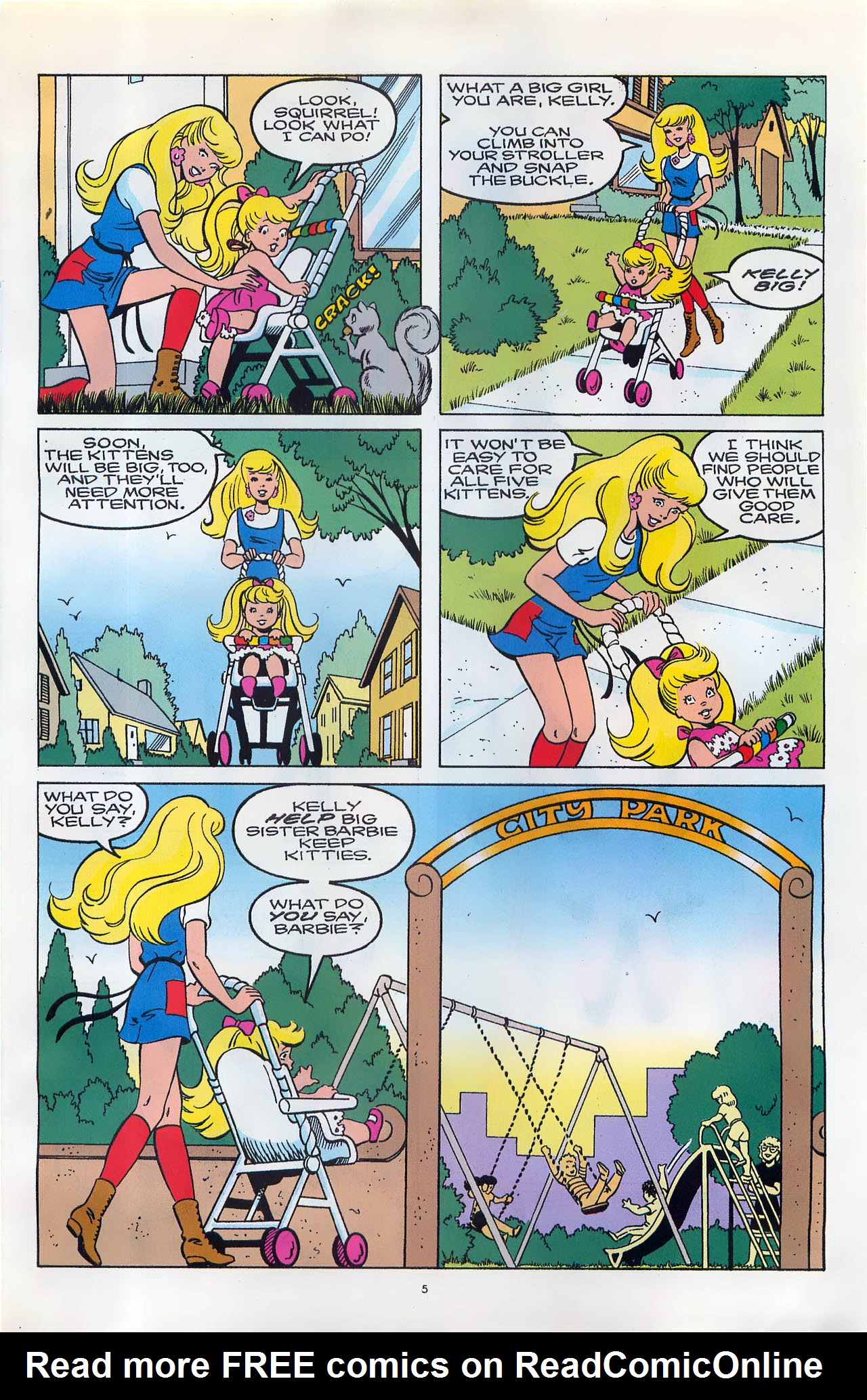Read online Barbie and Baby Sister Kelly comic -  Issue # Full - 7