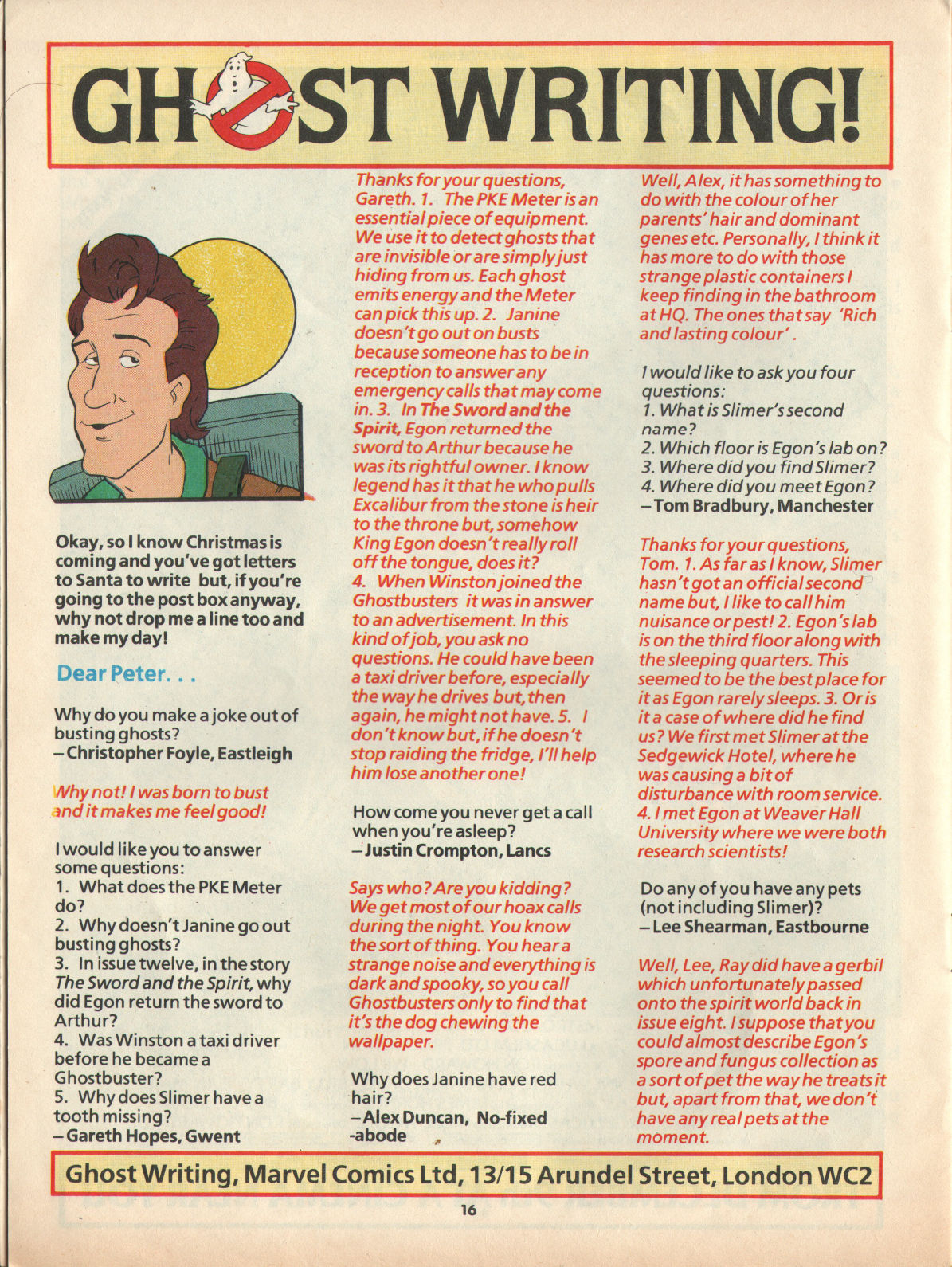 Read online The Real Ghostbusters comic -  Issue #26 - 16