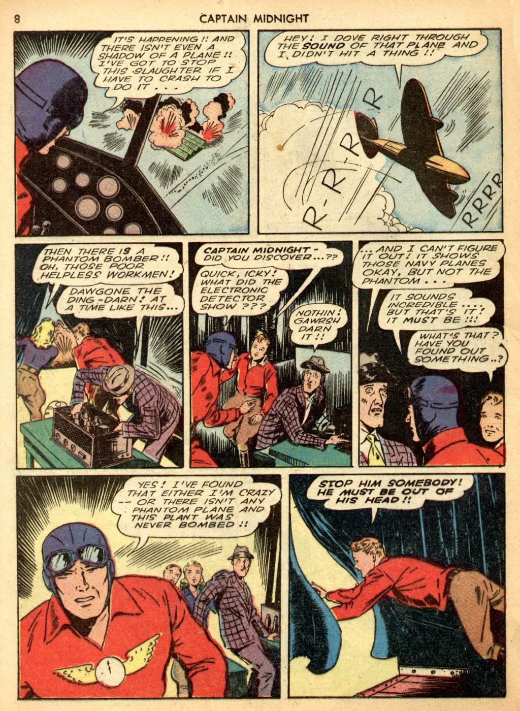 Read online Captain Midnight (1942) comic -  Issue #3 - 8