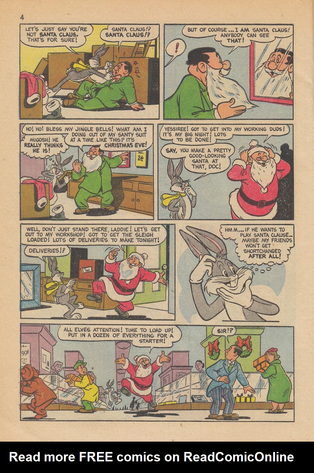 Read online Bugs Bunny's Christmas Funnies comic -  Issue # TPB 6 - 6