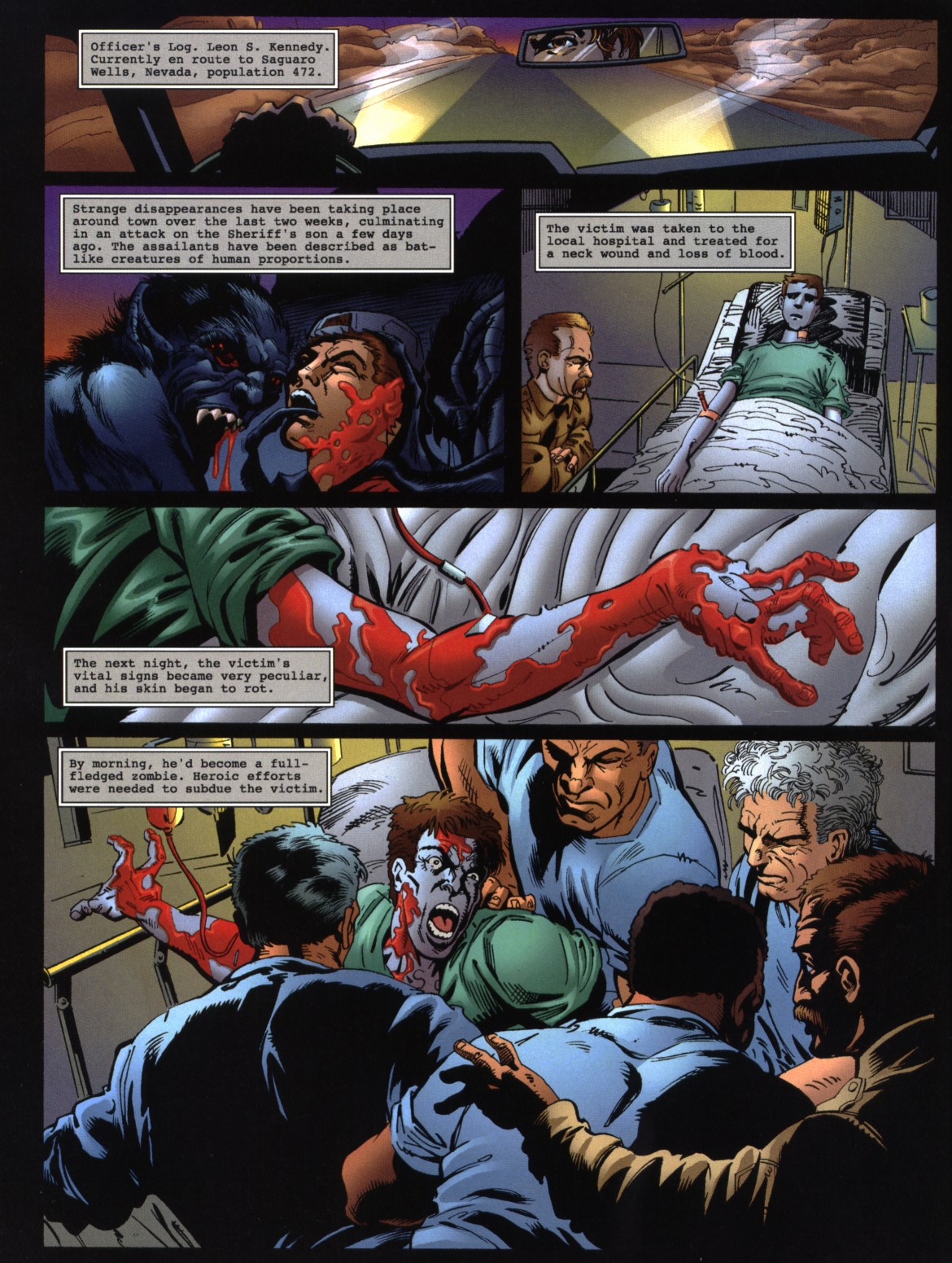 Read online Resident Evil (1998) comic -  Issue #4 - 10