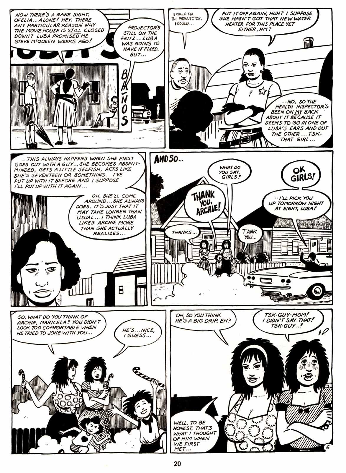 Read online Love and Rockets (1982) comic -  Issue #6 - 22