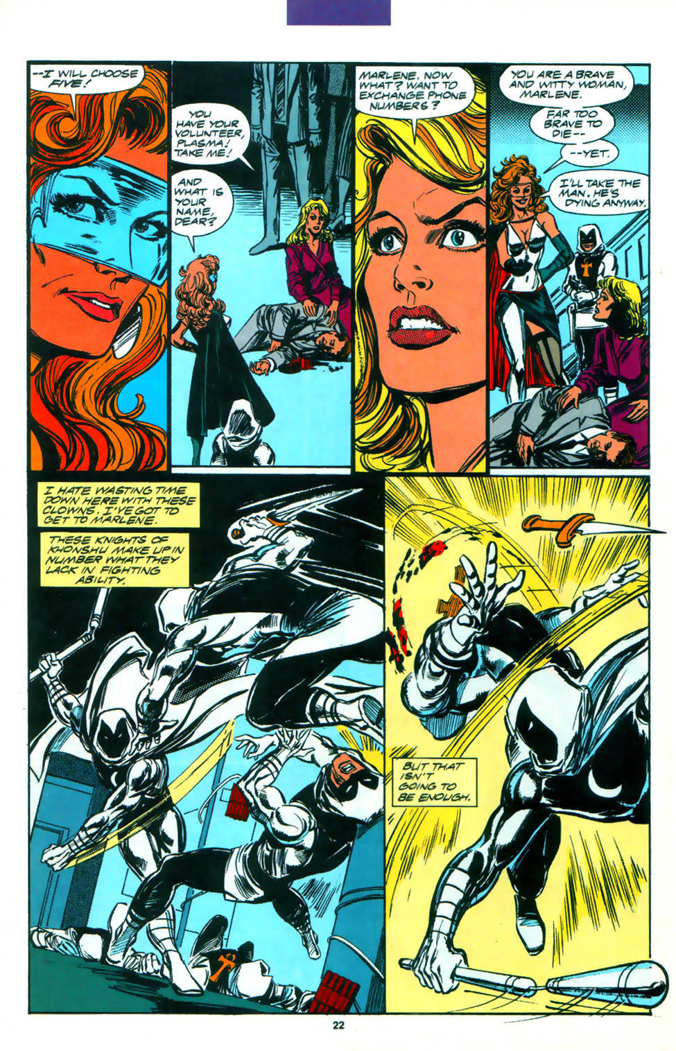 Read online Marc Spector: Moon Knight comic -  Issue #25 - 20