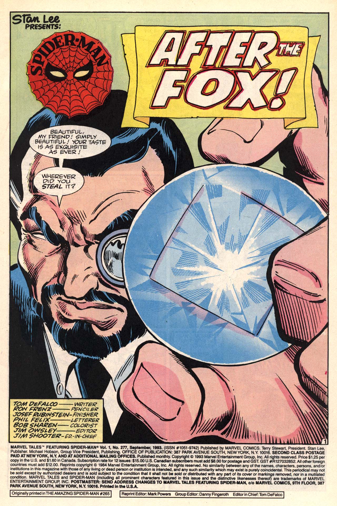 Read online Marvel Tales (1964) comic -  Issue #277 - 3