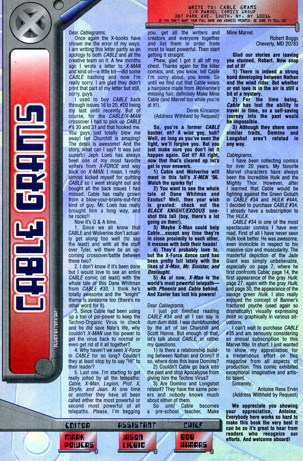 Read online Cable (1993) comic -  Issue #38 - 21