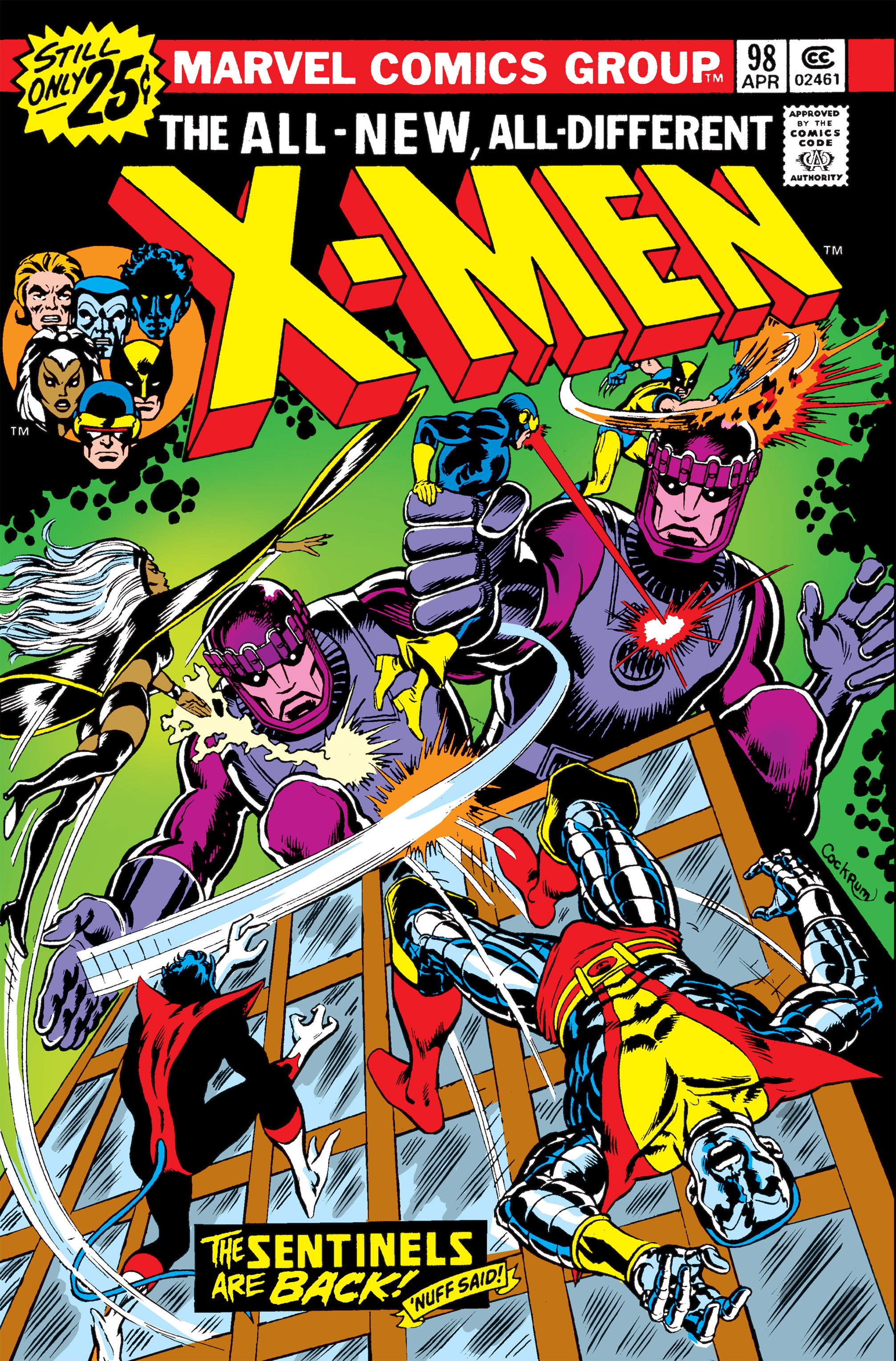 Read online Uncanny X-Men (1963) comic -  Issue #98 - 1