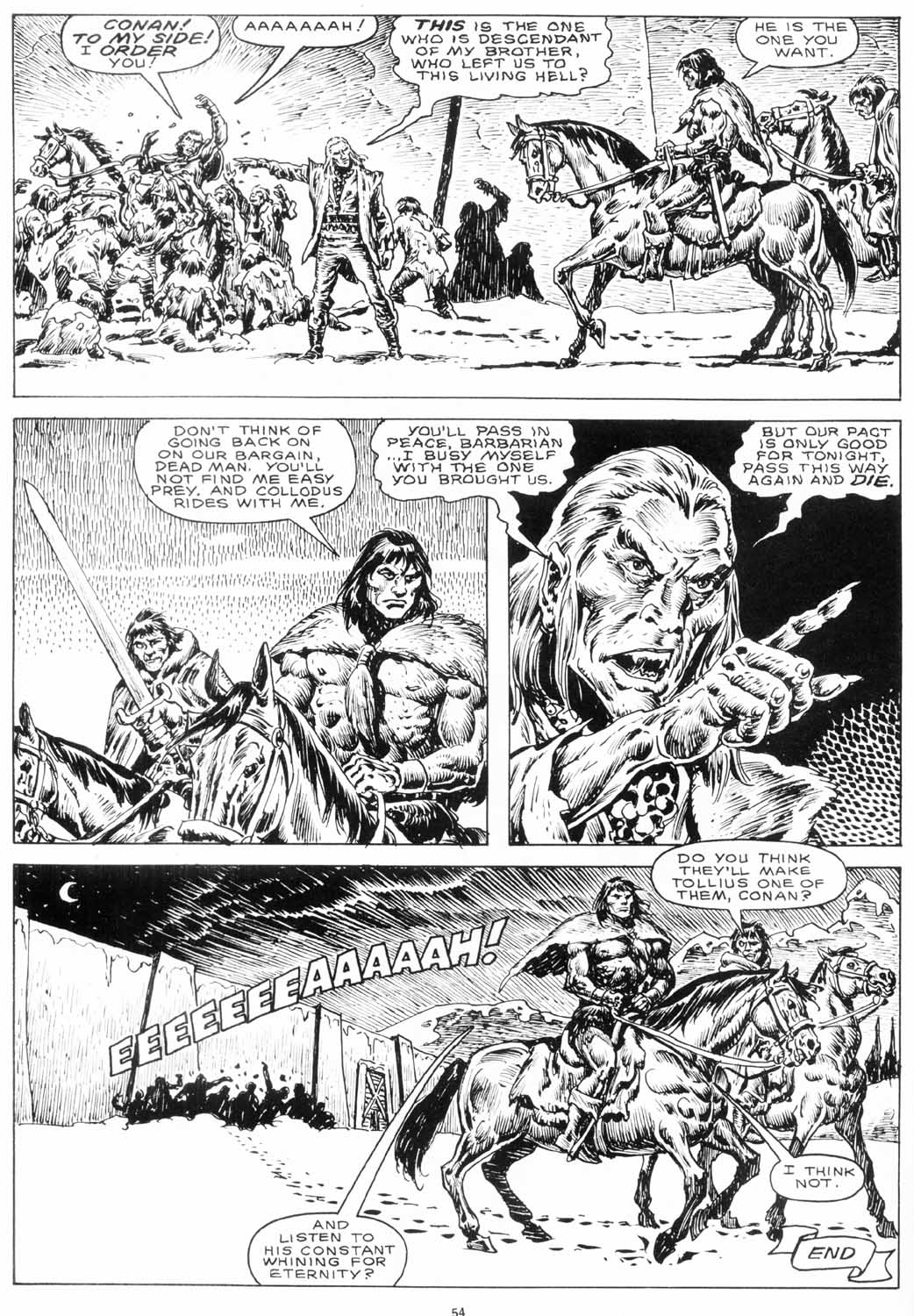 Read online The Savage Sword Of Conan comic -  Issue #155 - 55