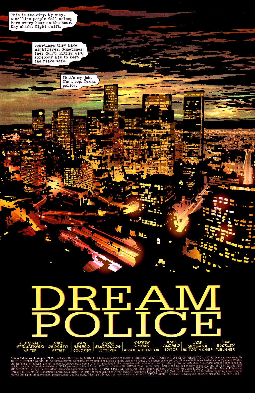Read online Dream Police (2005) comic -  Issue # Full - 2