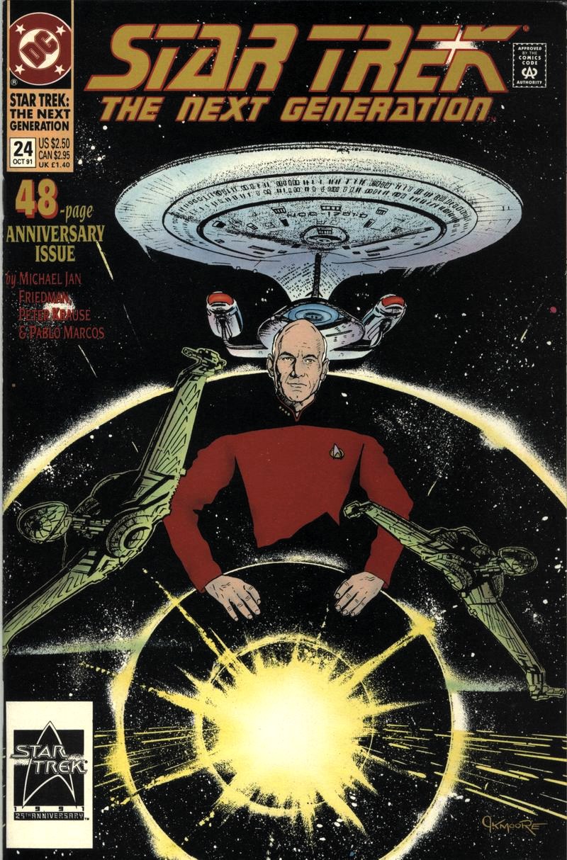 Read online Star Trek: The Next Generation (1989) comic -  Issue #24 - 1