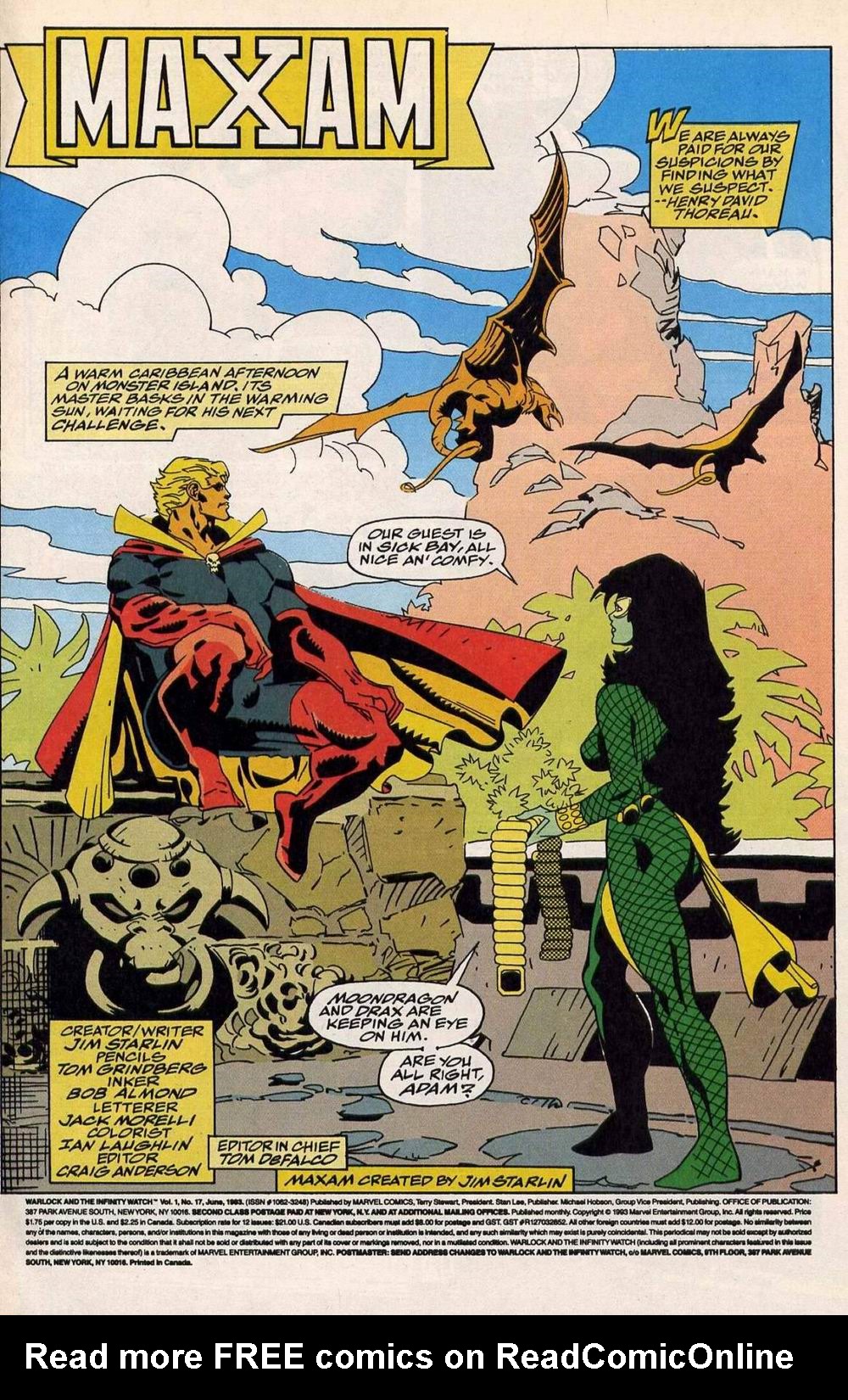 Read online Warlock and the Infinity Watch comic -  Issue #17 - 2