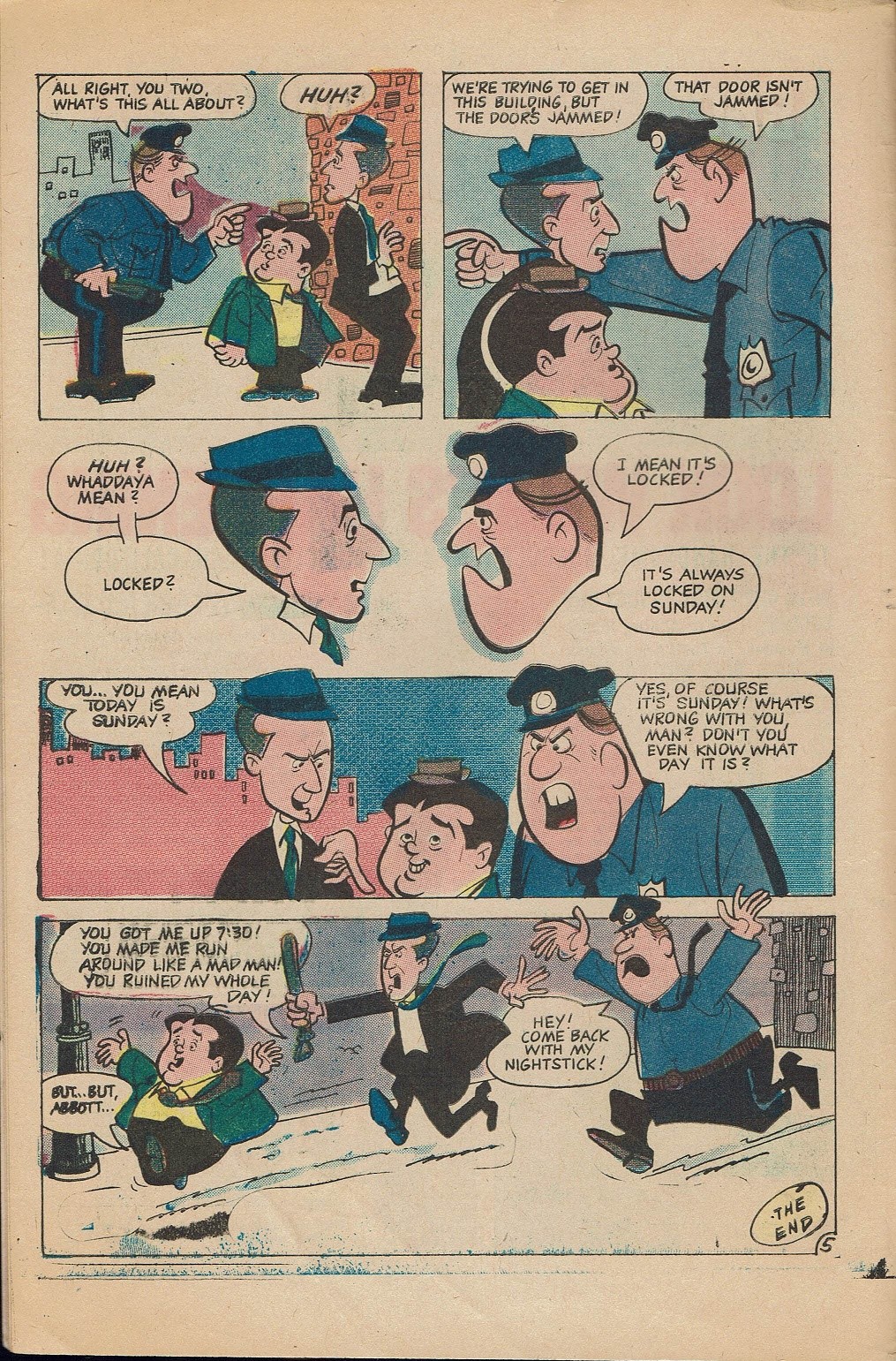 Read online Abbott & Costello comic -  Issue #6 - 8