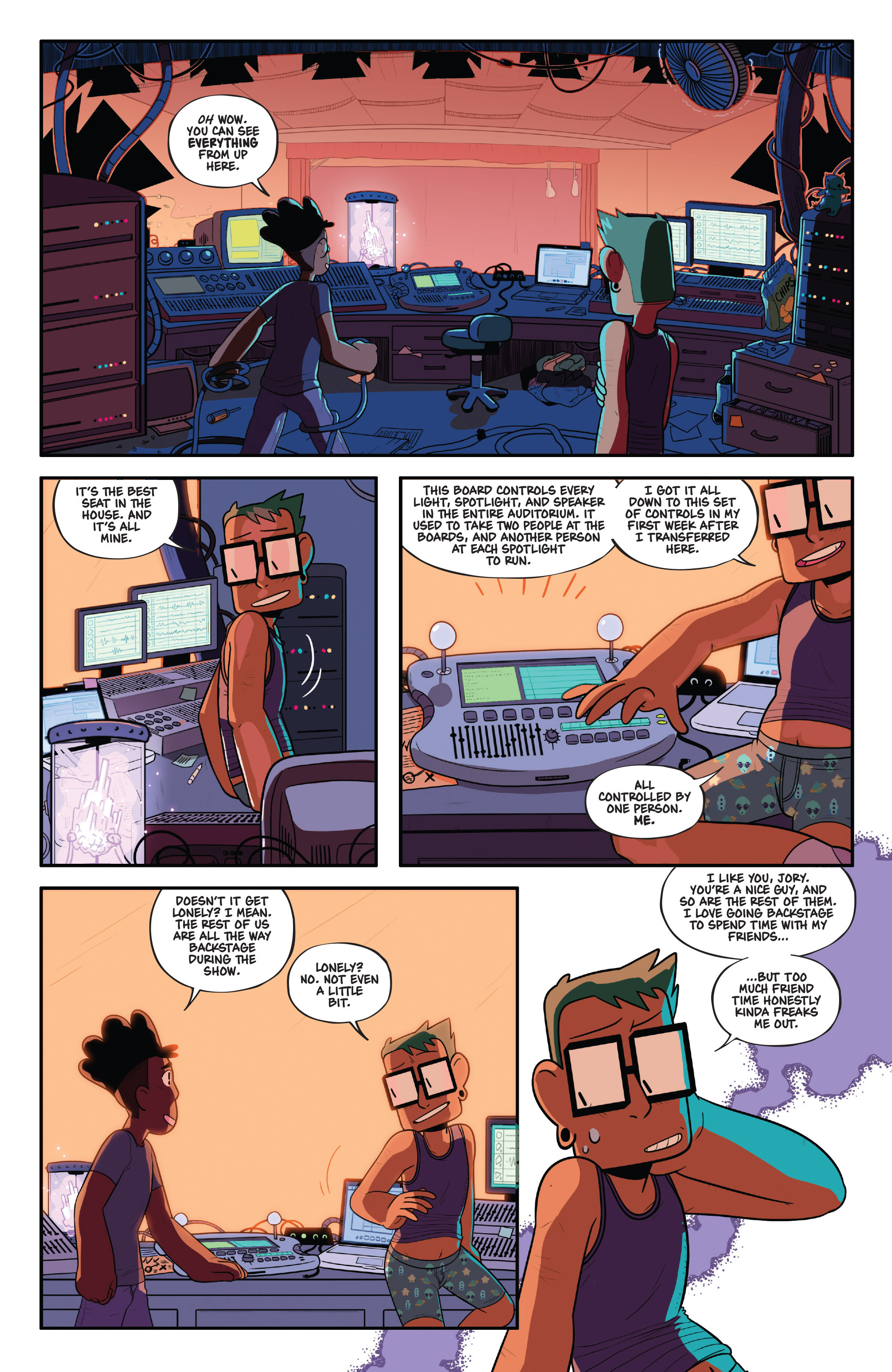 Read online The Backstagers comic -  Issue #3 - 4