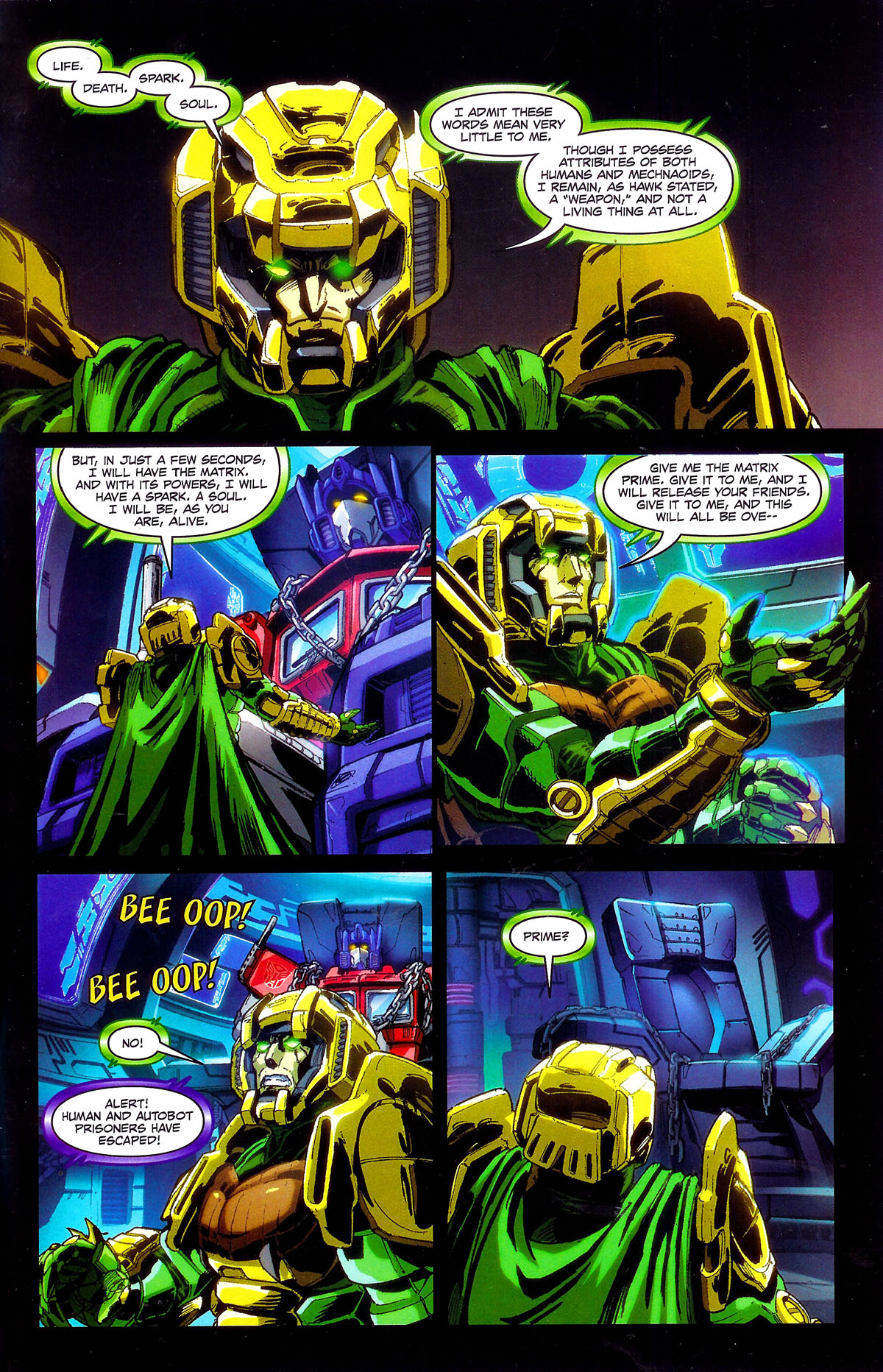 Read online G.I. Joe vs. The Transformers III: The Art of War comic -  Issue #4 - 22