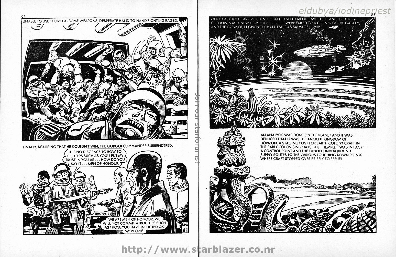 Read online Starblazer comic -  Issue #126 - 34