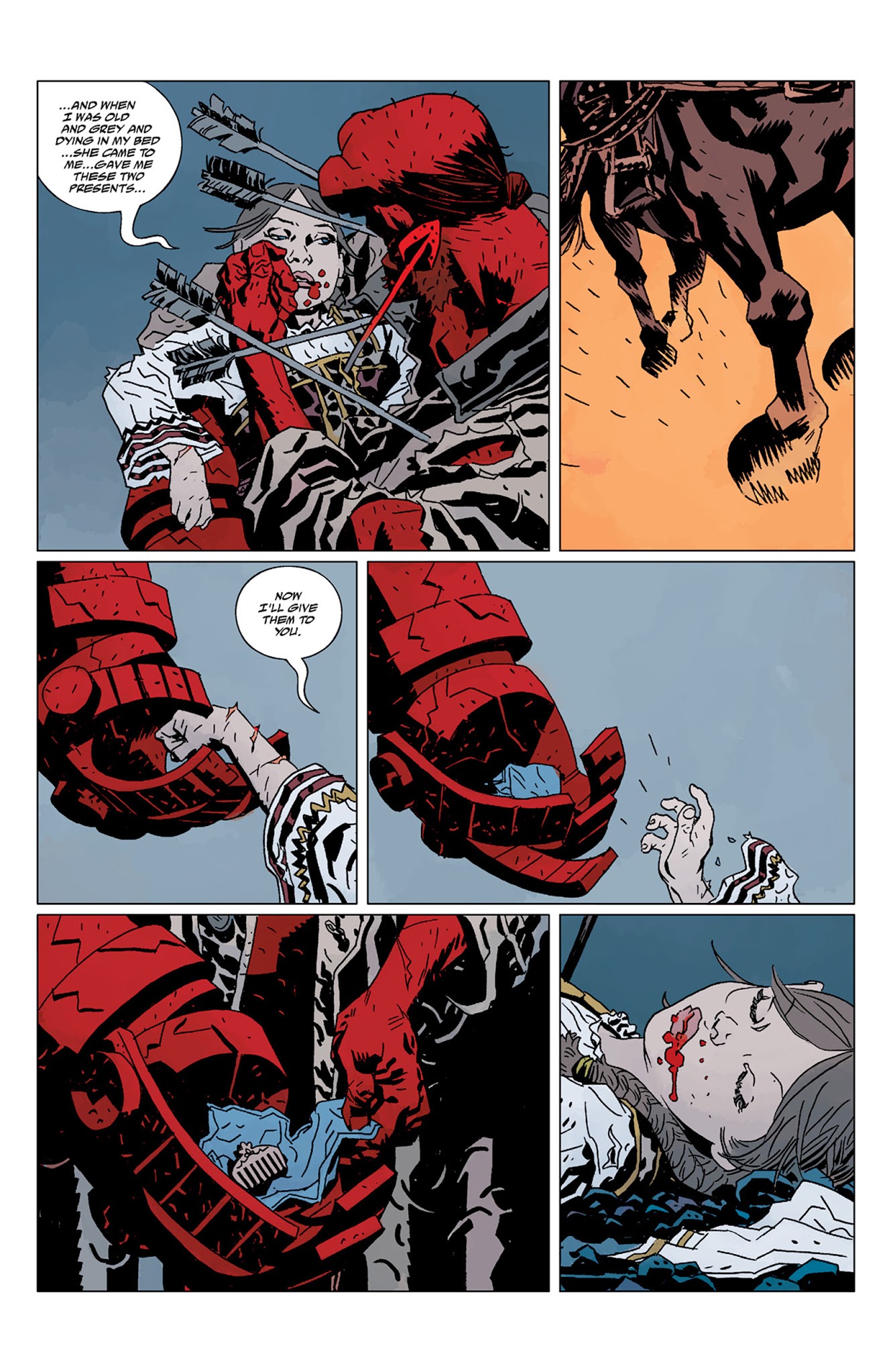 Read online Hellboy: Darkness Calls comic -  Issue # TPB - 110