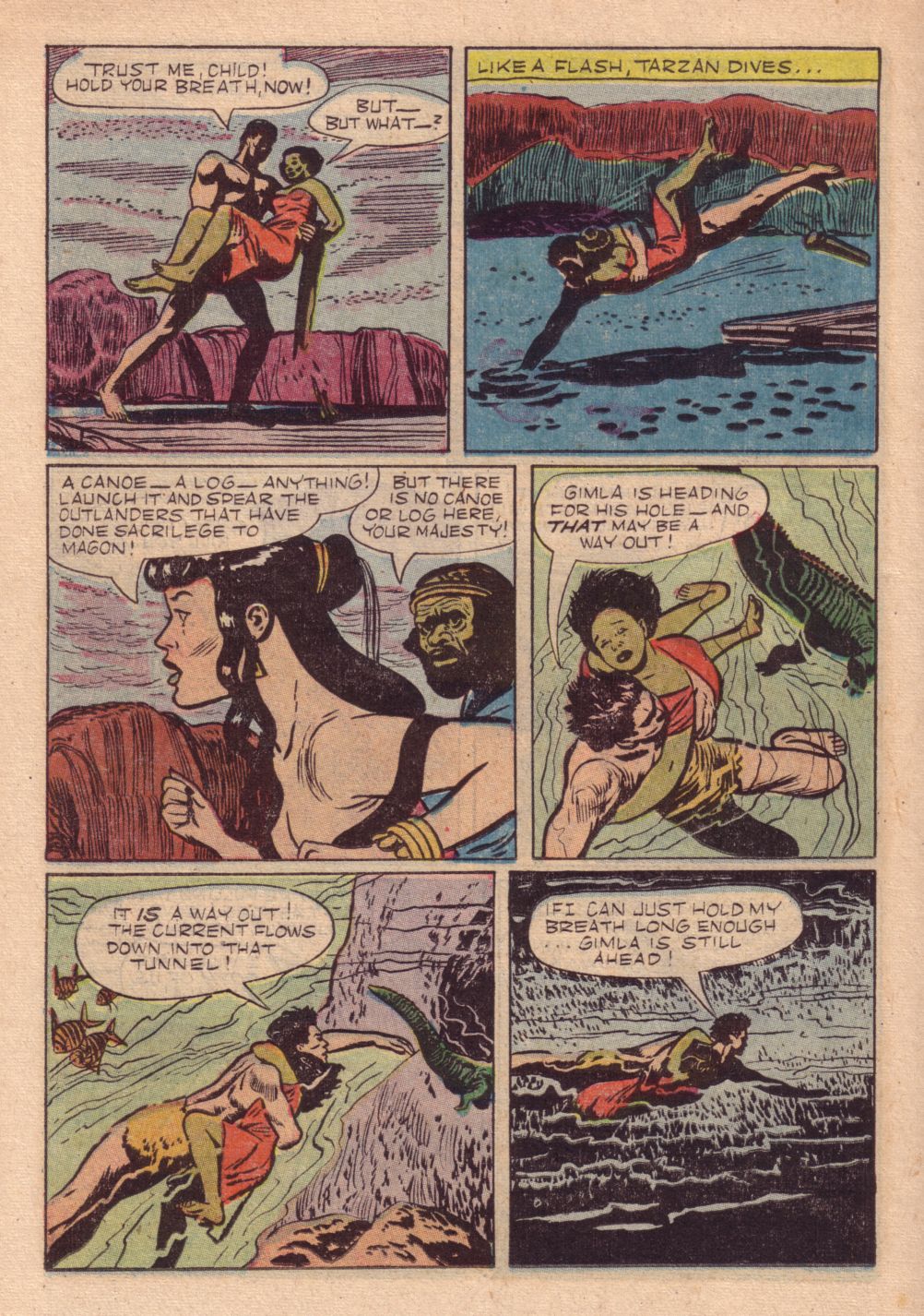 Read online Tarzan (1948) comic -  Issue #25 - 24