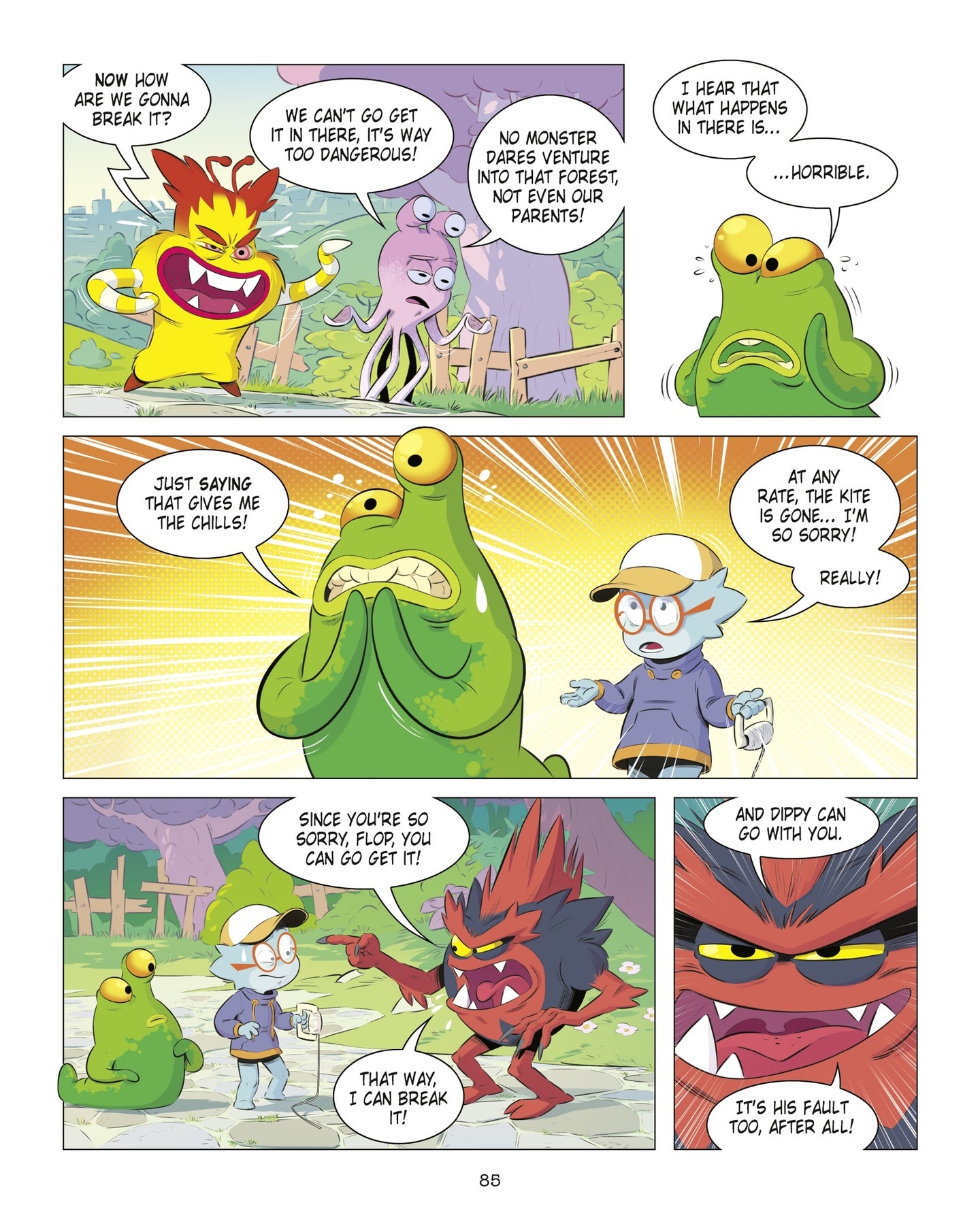 Read online The School for Little Monsters: It's Tough Being Flop comic -  Issue # TPB - 85