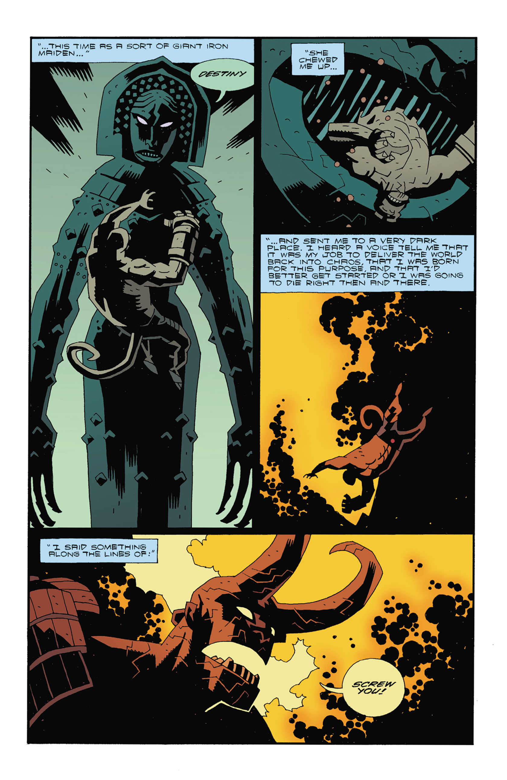 Read online Hellboy: The Right Hand of Doom comic -  Issue # TPB - 71