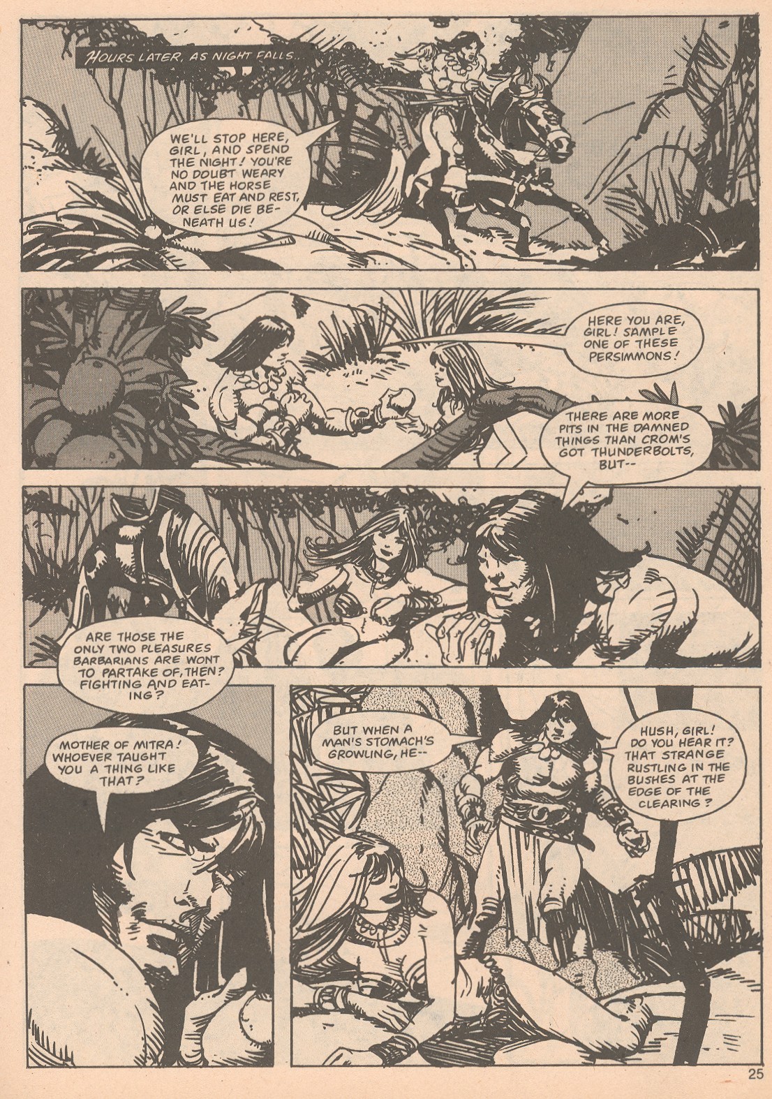 Read online The Savage Sword Of Conan comic -  Issue #65 - 25