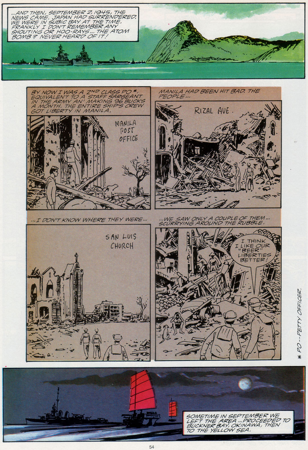 Read online Marvel Graphic Novel comic -  Issue #30 - A Sailor's Story - 59