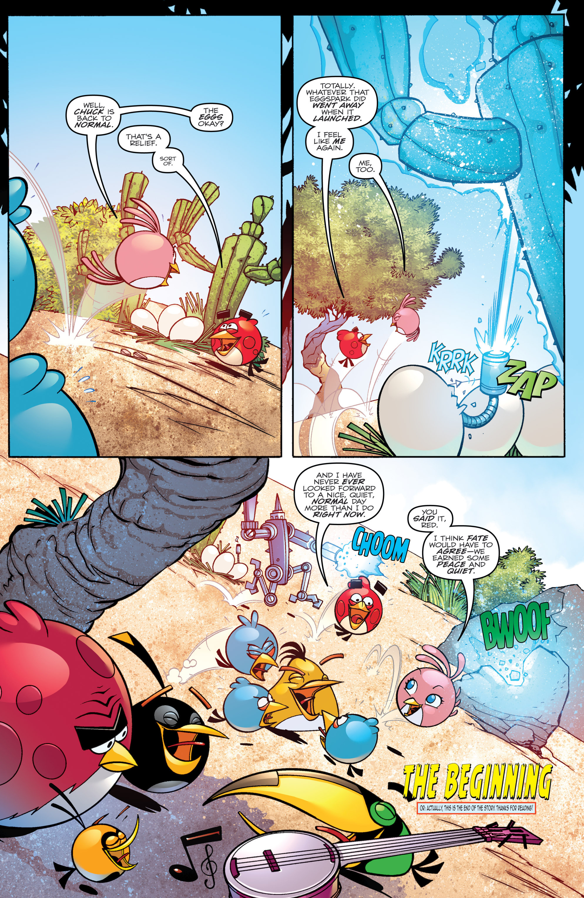 Read online Angry Birds Transformers comic -  Issue #4 - 22