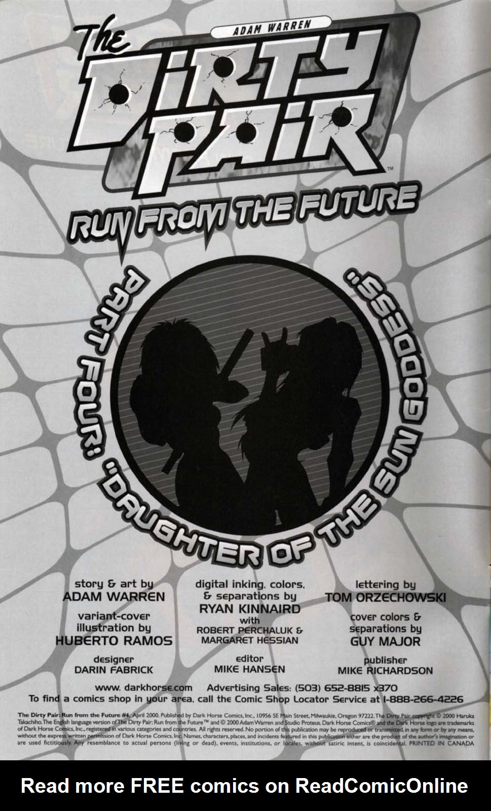 Read online Dirty Pair: Run From the Future comic -  Issue #4 - 2