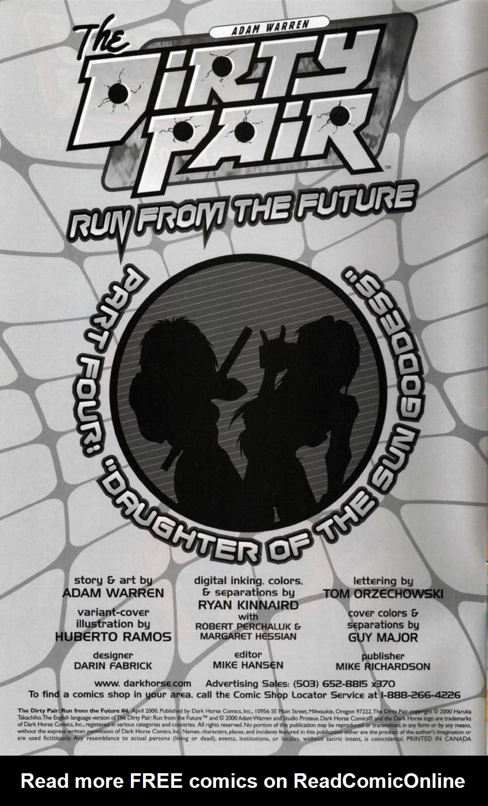 Read online Dirty Pair: Run From the Future comic -  Issue #4 - 2