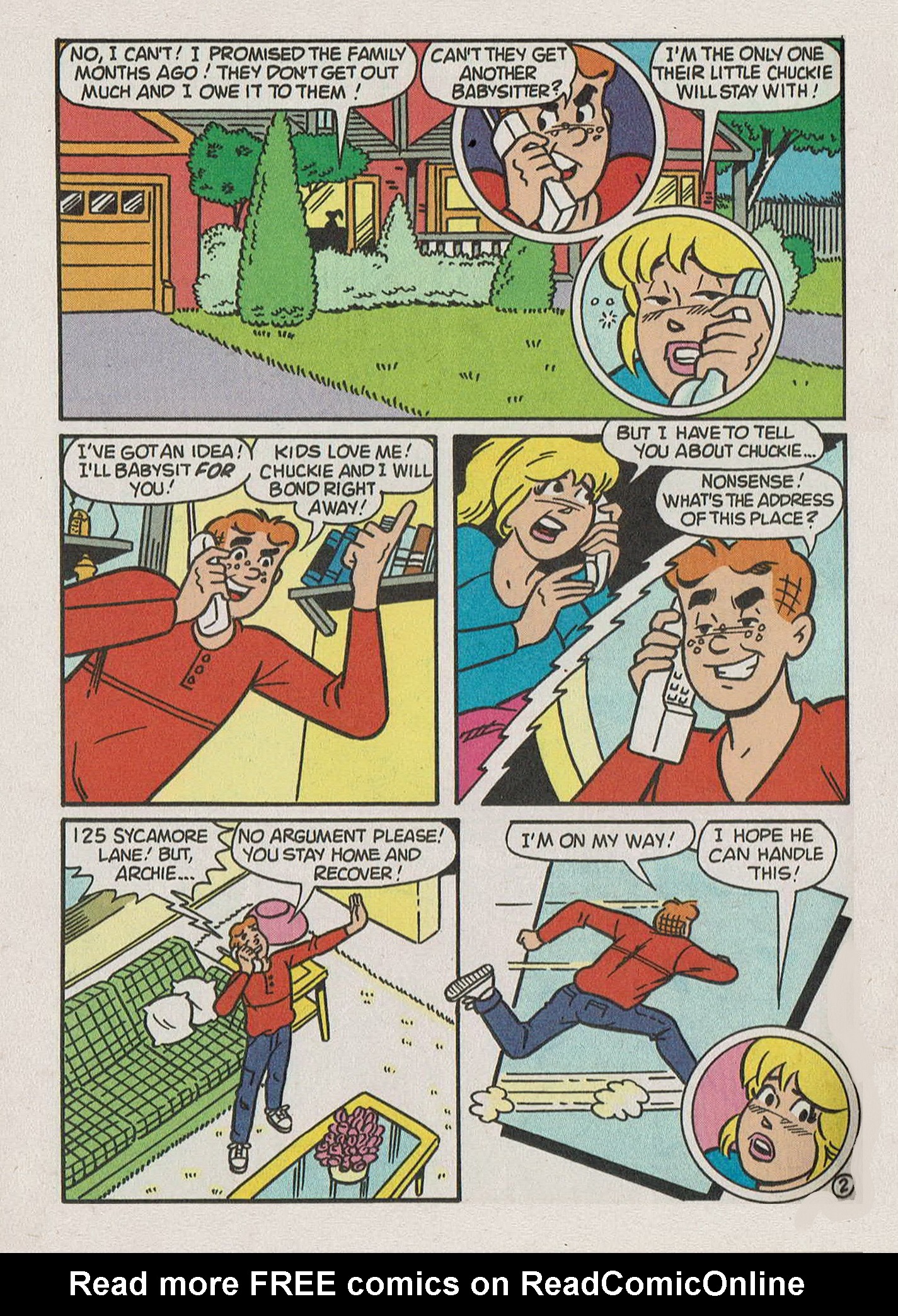 Read online Archie's Double Digest Magazine comic -  Issue #173 - 135