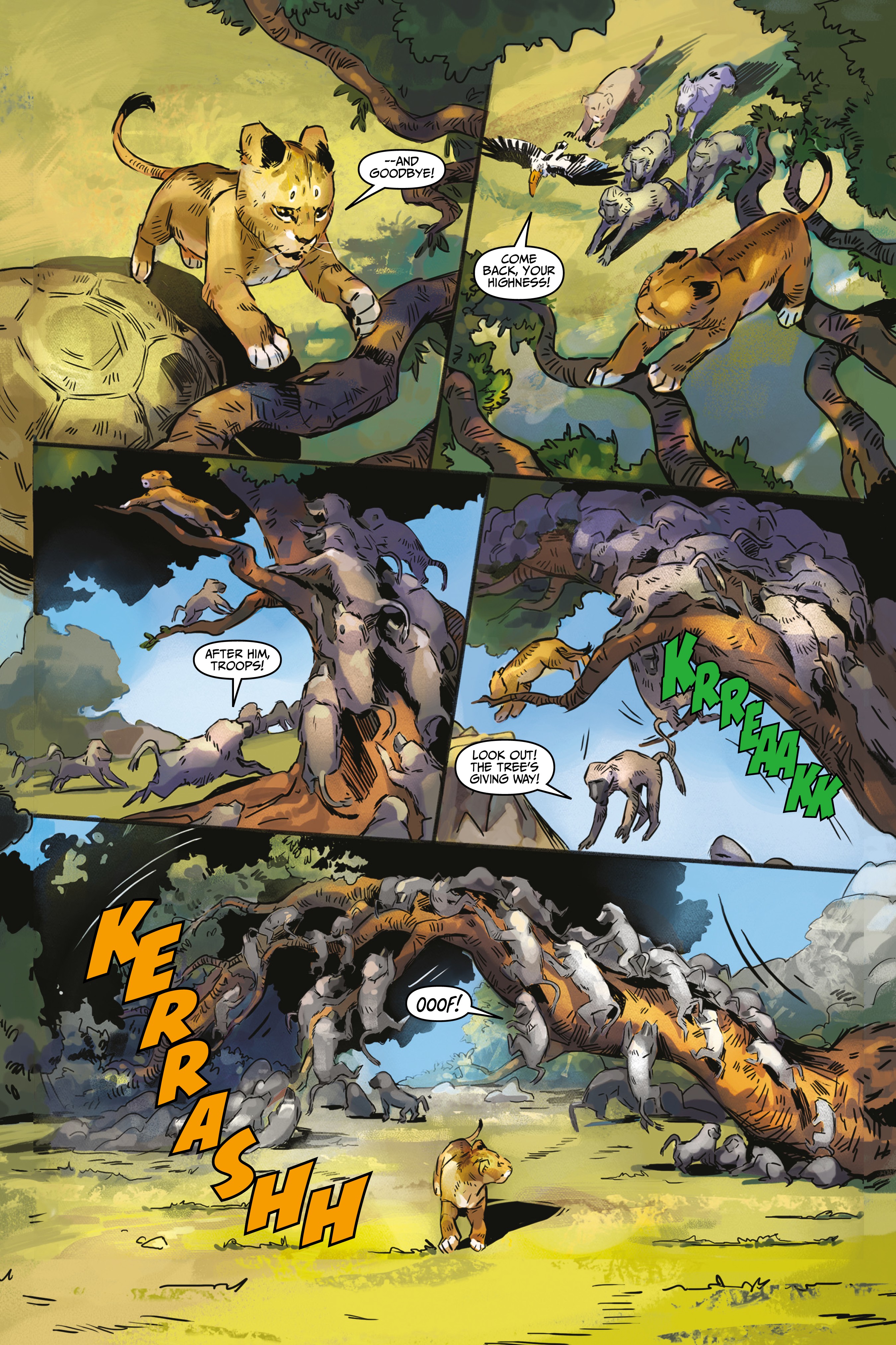 Read online Disney The Lion King: Wild Schemes and Catastrophes comic -  Issue # TPB - 61