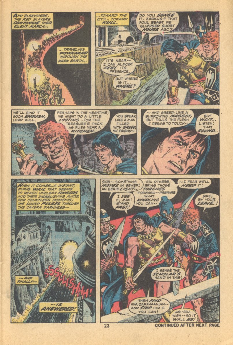 Read online Kull, the Conqueror (1971) comic -  Issue #6 - 18