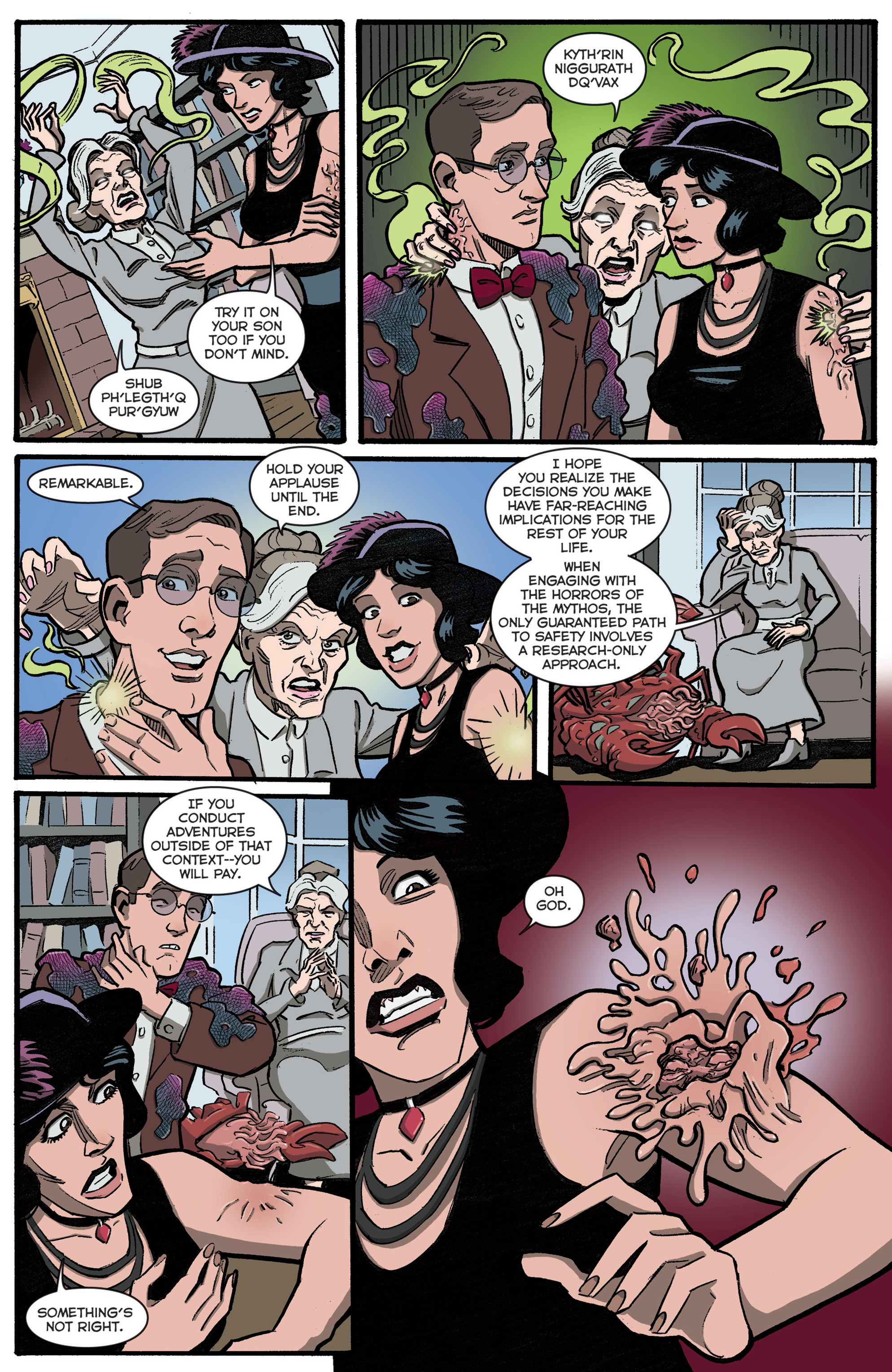 Read online Herald: Lovecraft & Tesla - Bundles of Joy comic -  Issue #1 - 17