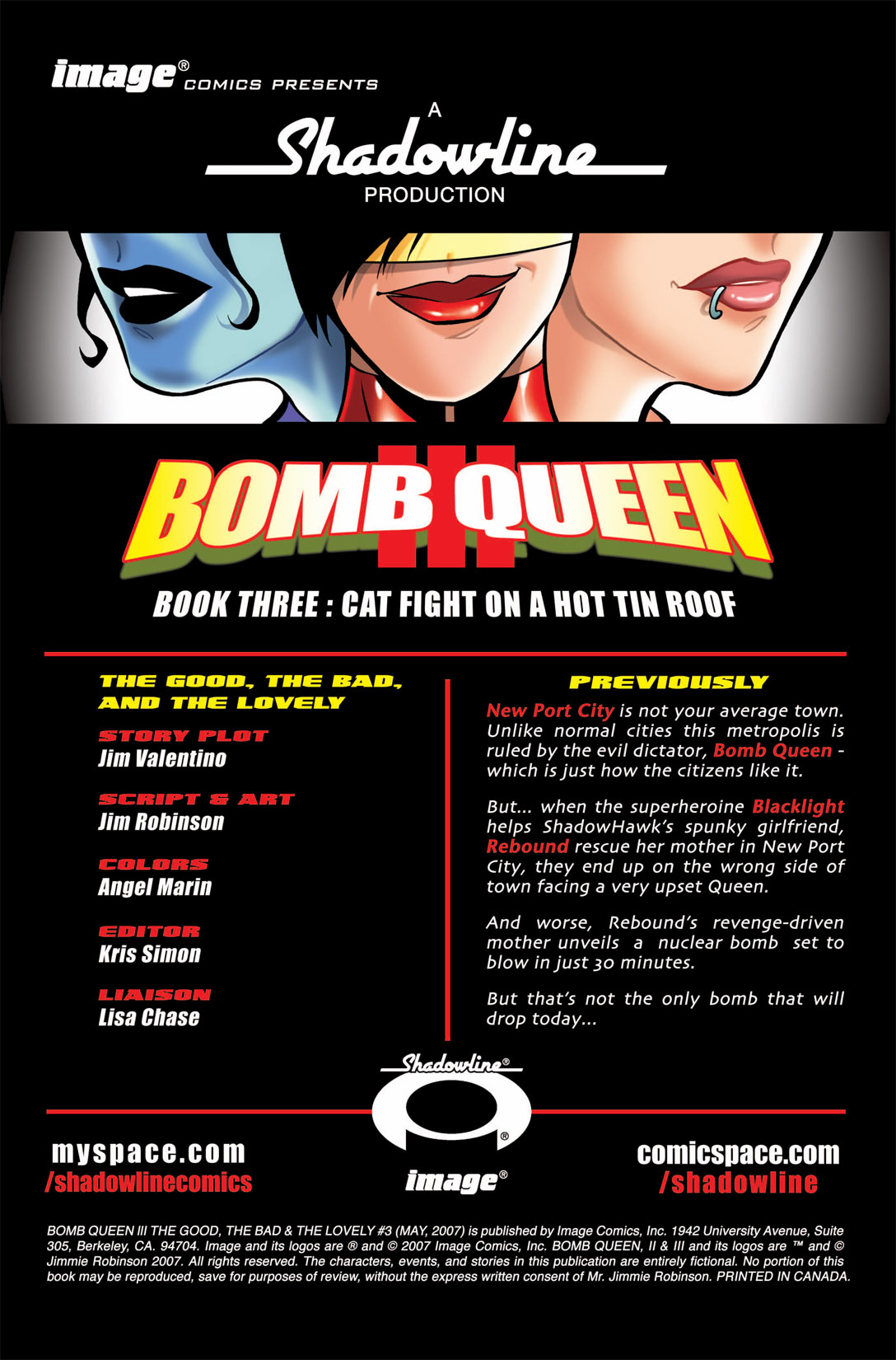 Read online Bomb Queen III: The Good, The Bad & The Lovely comic -  Issue #3 - 2