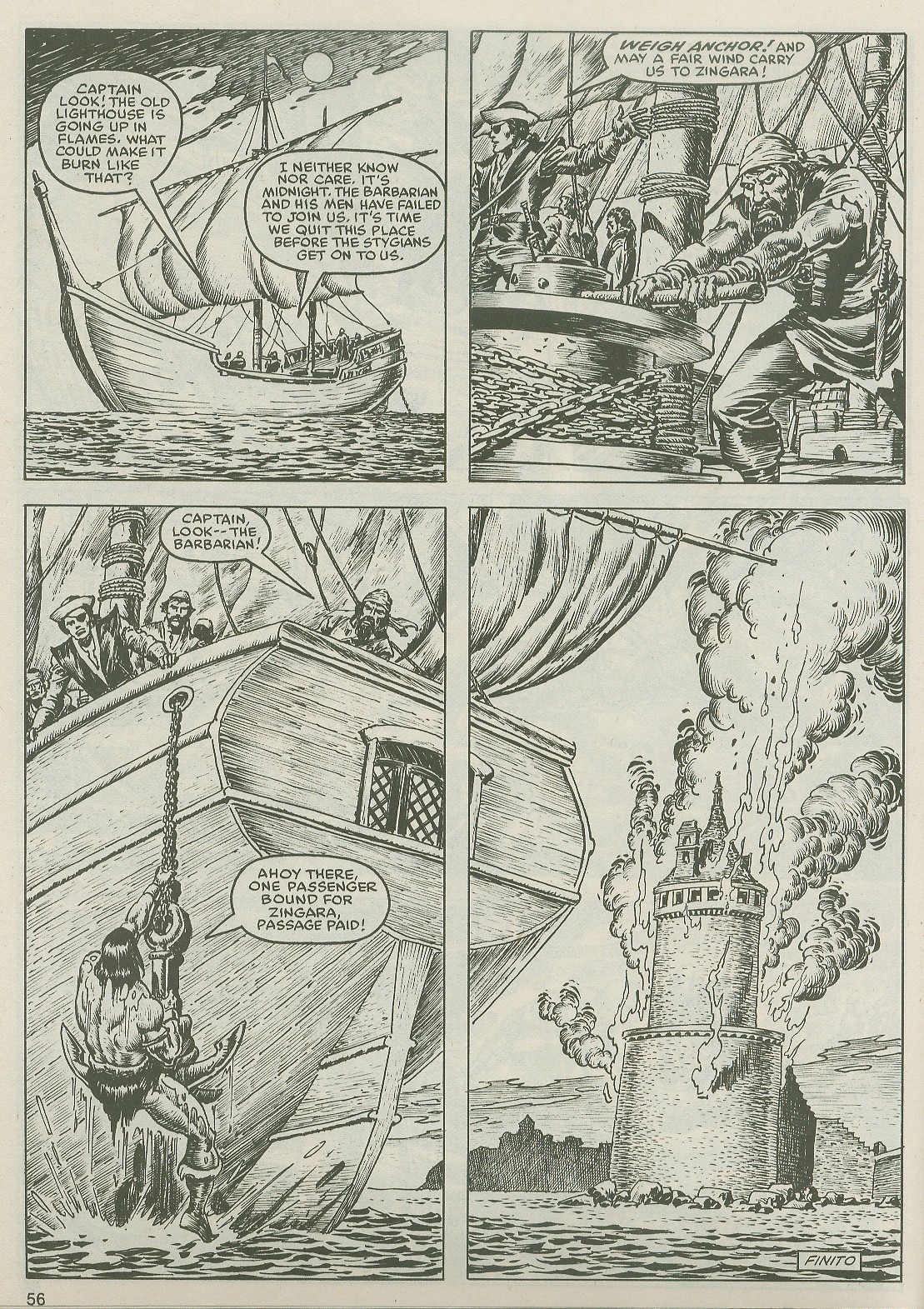 Read online The Savage Sword Of Conan comic -  Issue #122 - 56