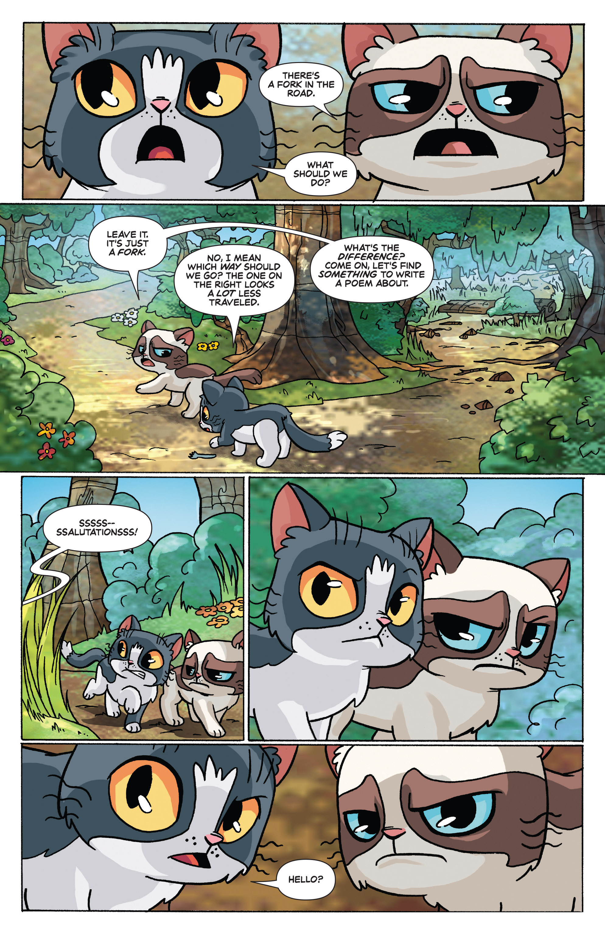 Read online Grumpy Cat & Pokey comic -  Issue #1 - 6