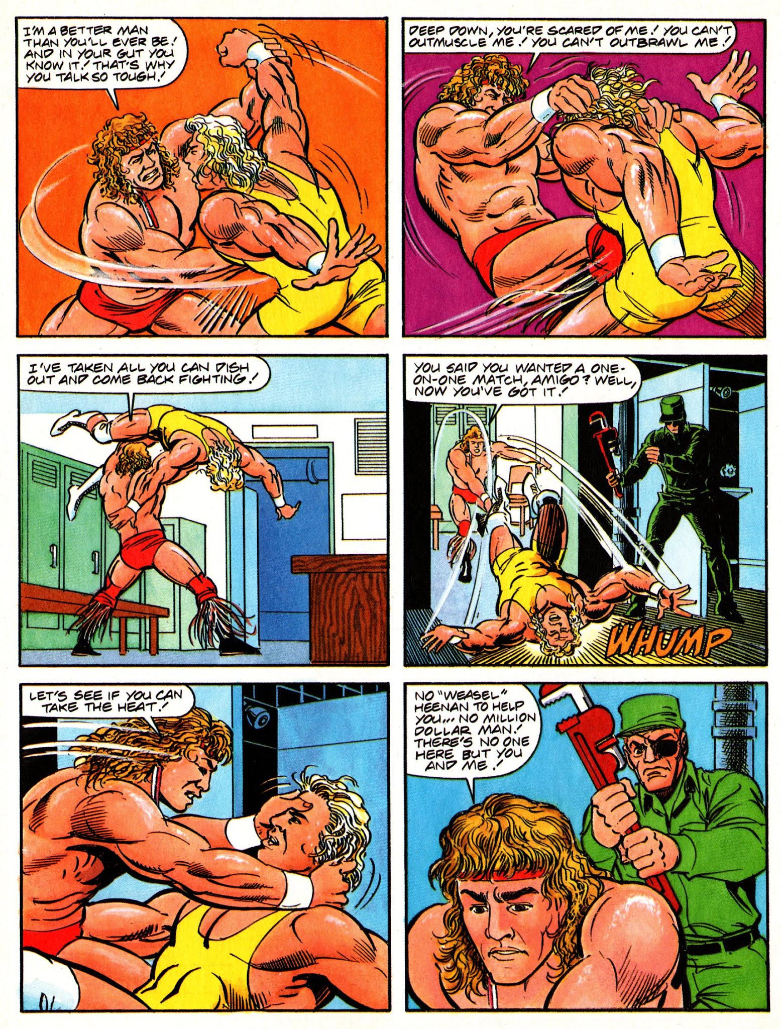 Read online WWF Battlemania comic -  Issue #1 - 12