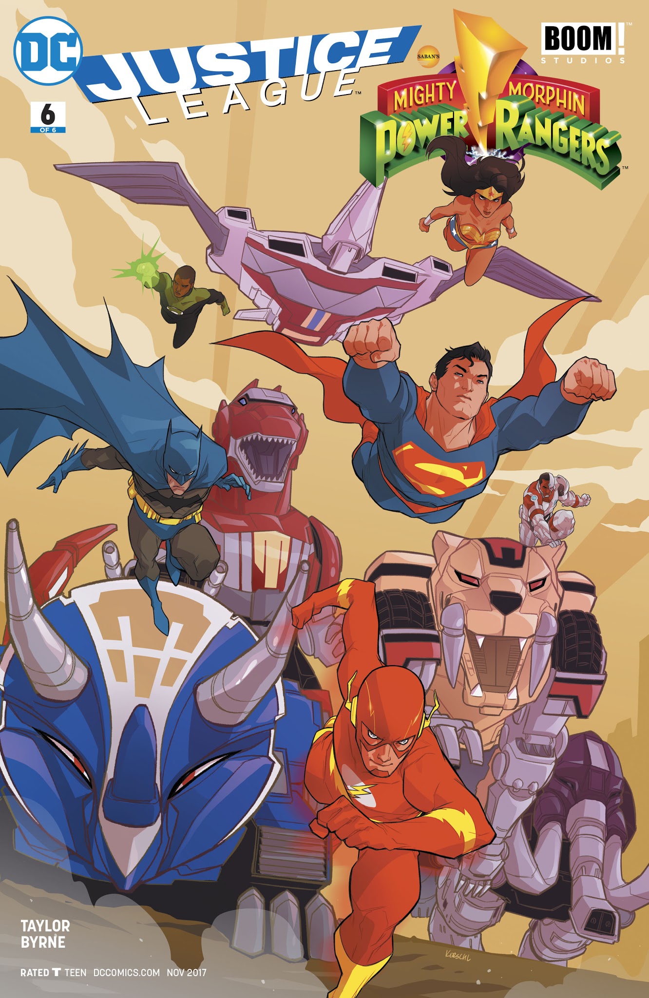 Read online Justice League/Mighty Morphin' Power Rangers comic -  Issue #6 - 1