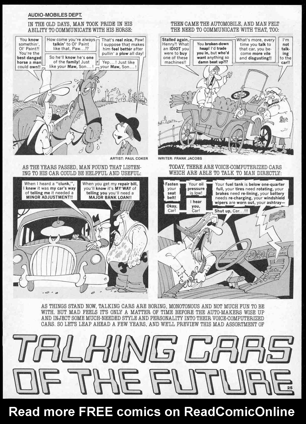 Read online MAD comic -  Issue #243 - 27