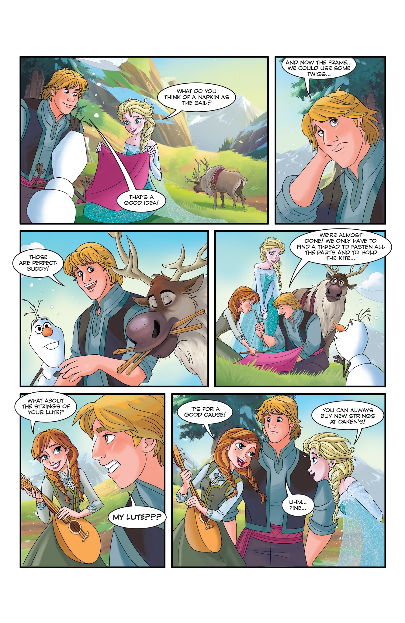 Read online Disney Frozen comic -  Issue #5 - 5