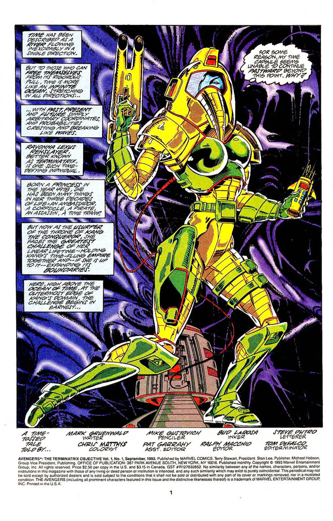 Read online Avengers: The Terminatrix Objective comic -  Issue #1 - 2