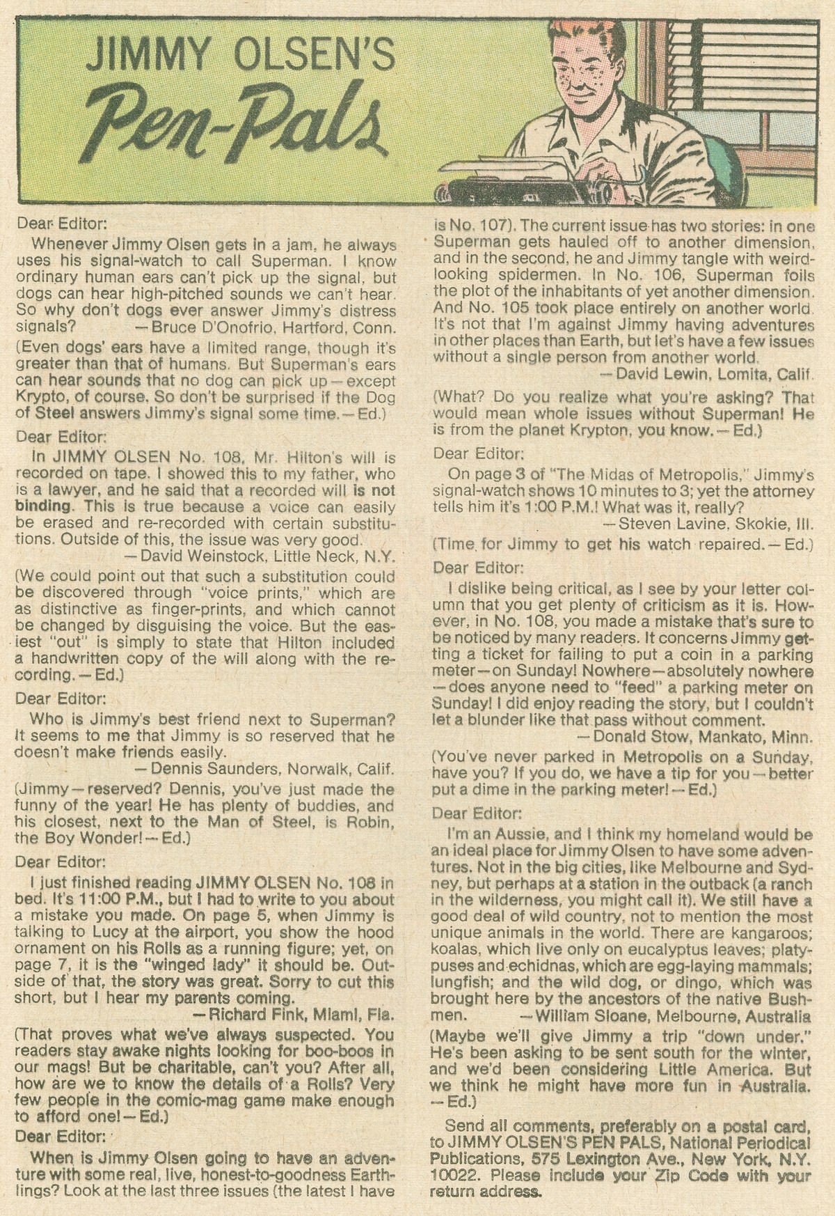 Read online Superman's Pal Jimmy Olsen comic -  Issue #110 - 24