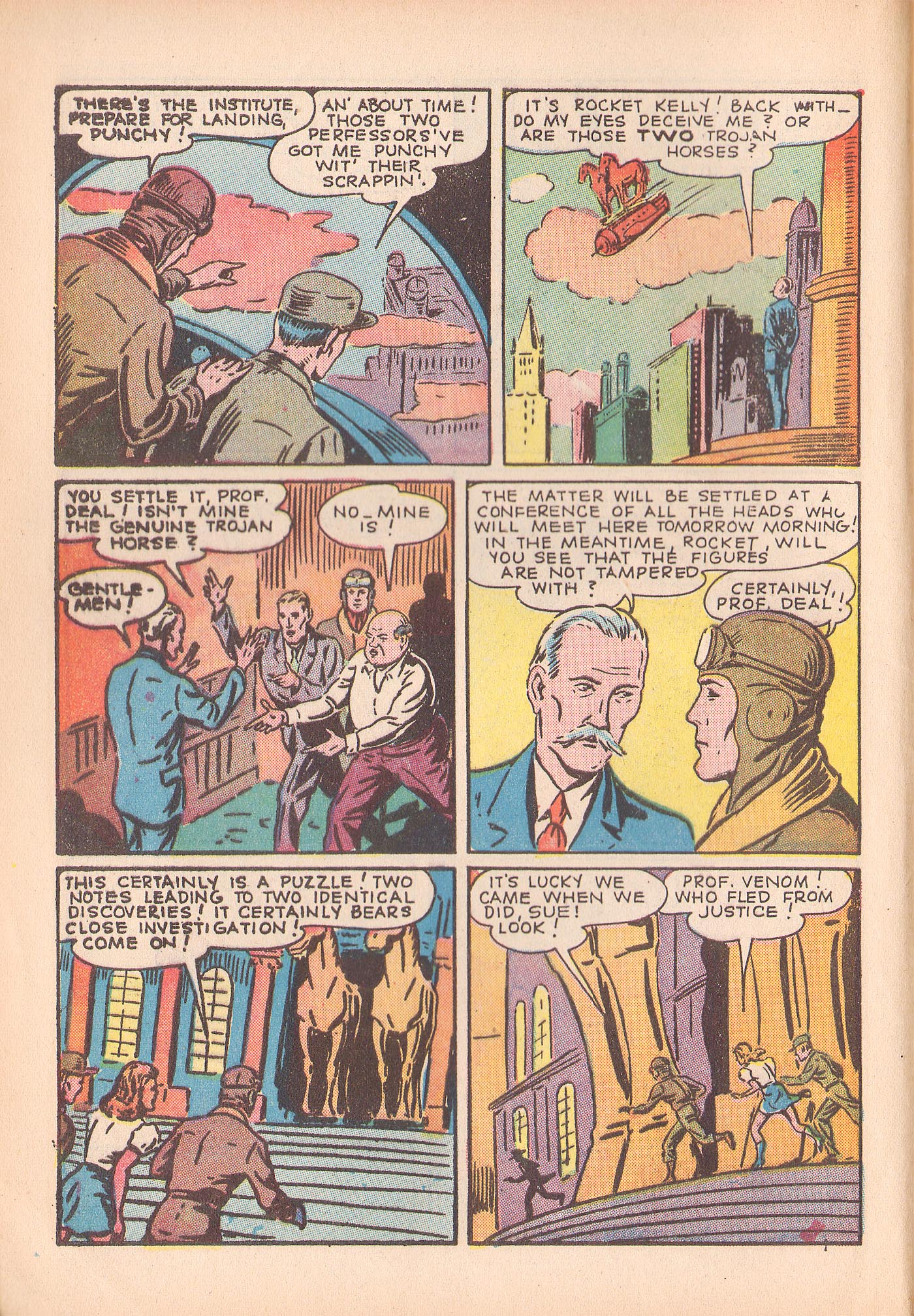 Read online Rocket Kelly (1945) comic -  Issue #2 - 10