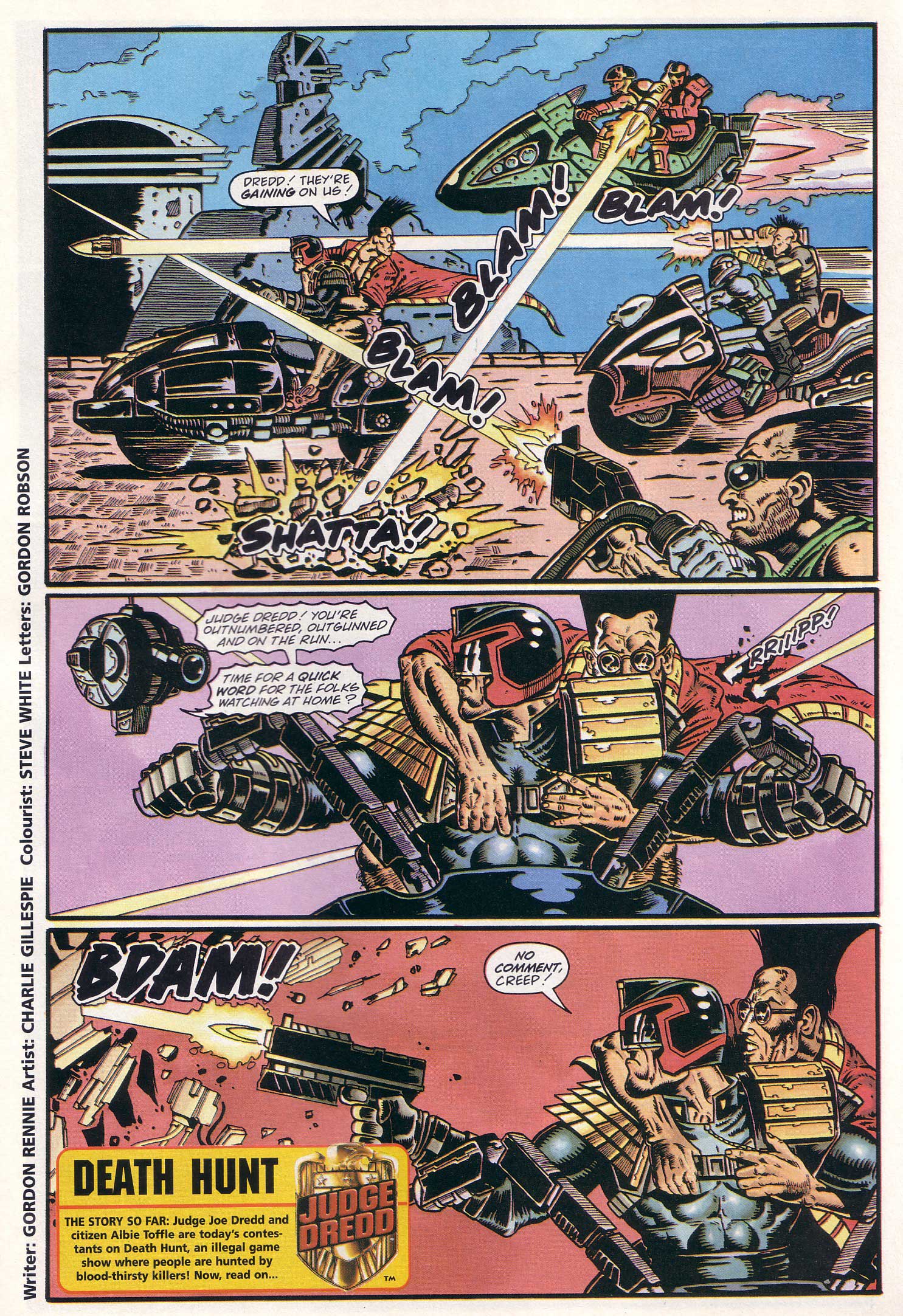 Read online Judge Dredd Lawman of the Future comic -  Issue #8 - 20