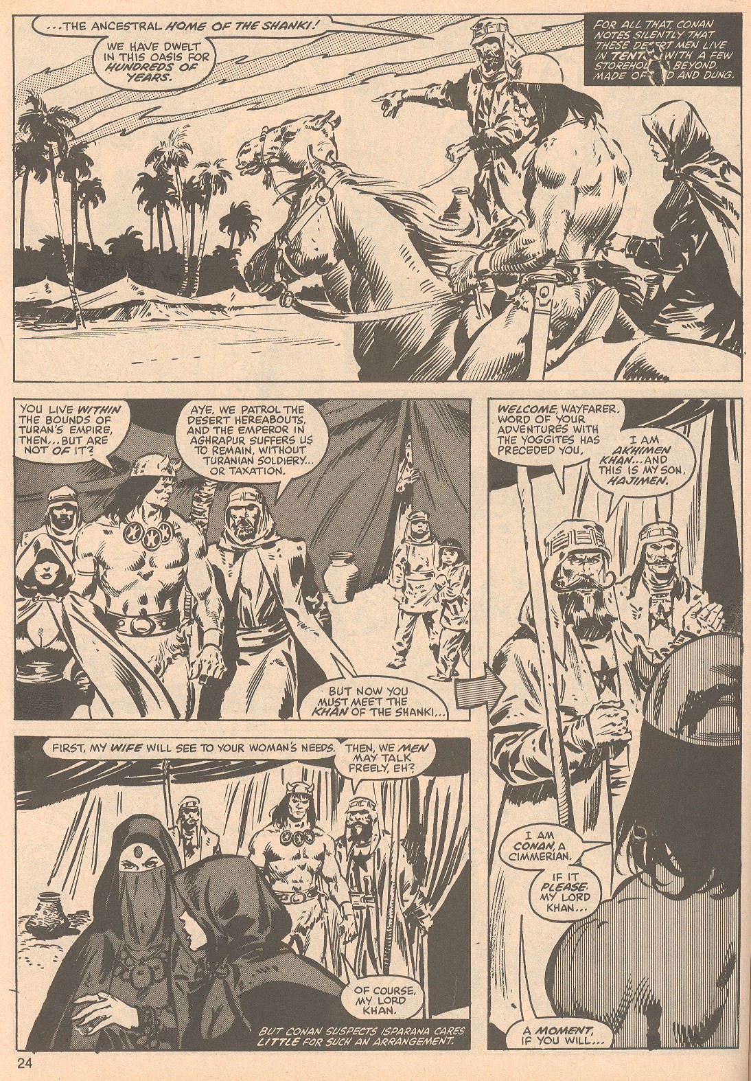 Read online The Savage Sword Of Conan comic -  Issue #57 - 24