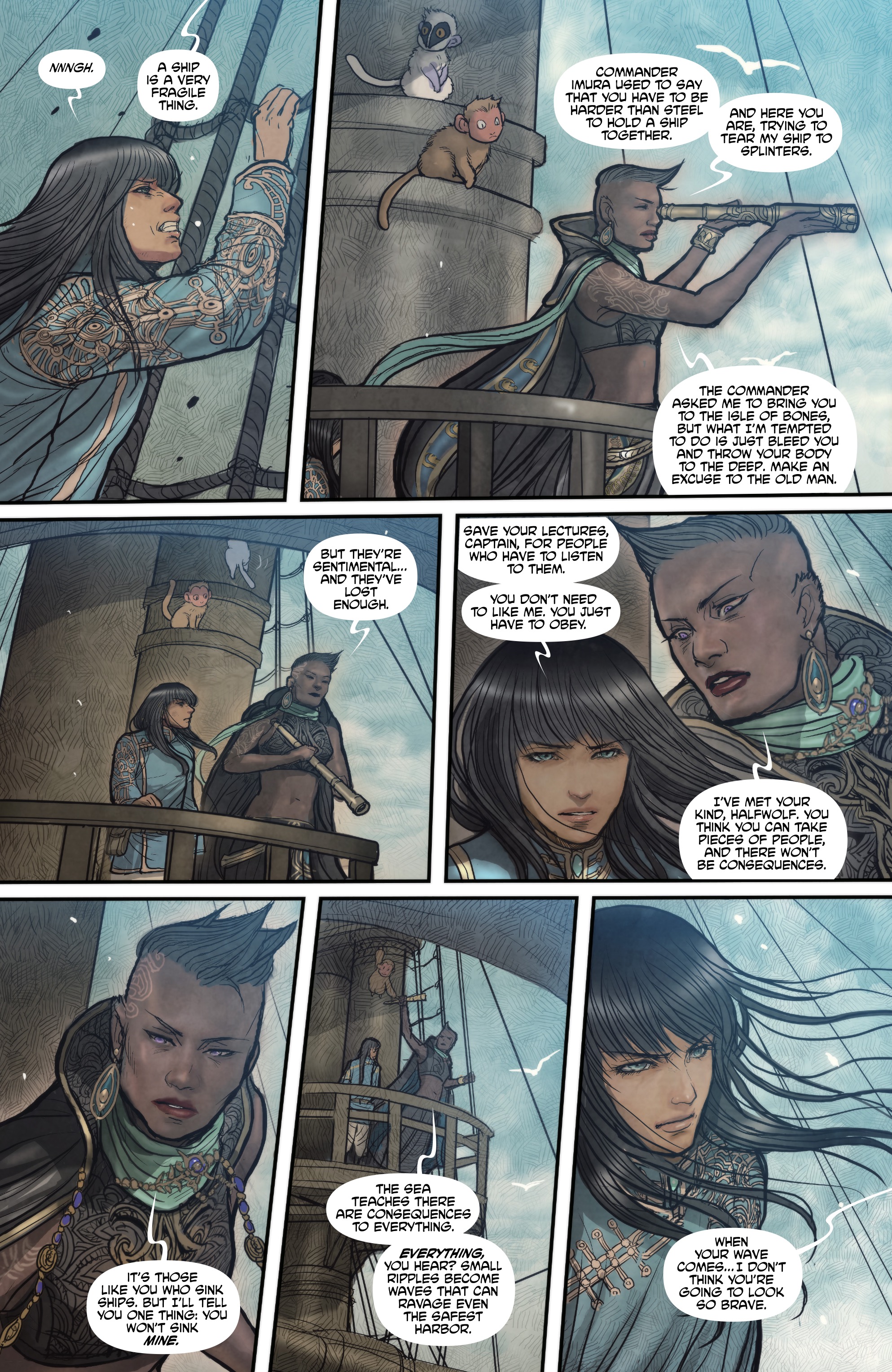 Read online Monstress comic -  Issue #8 - 9