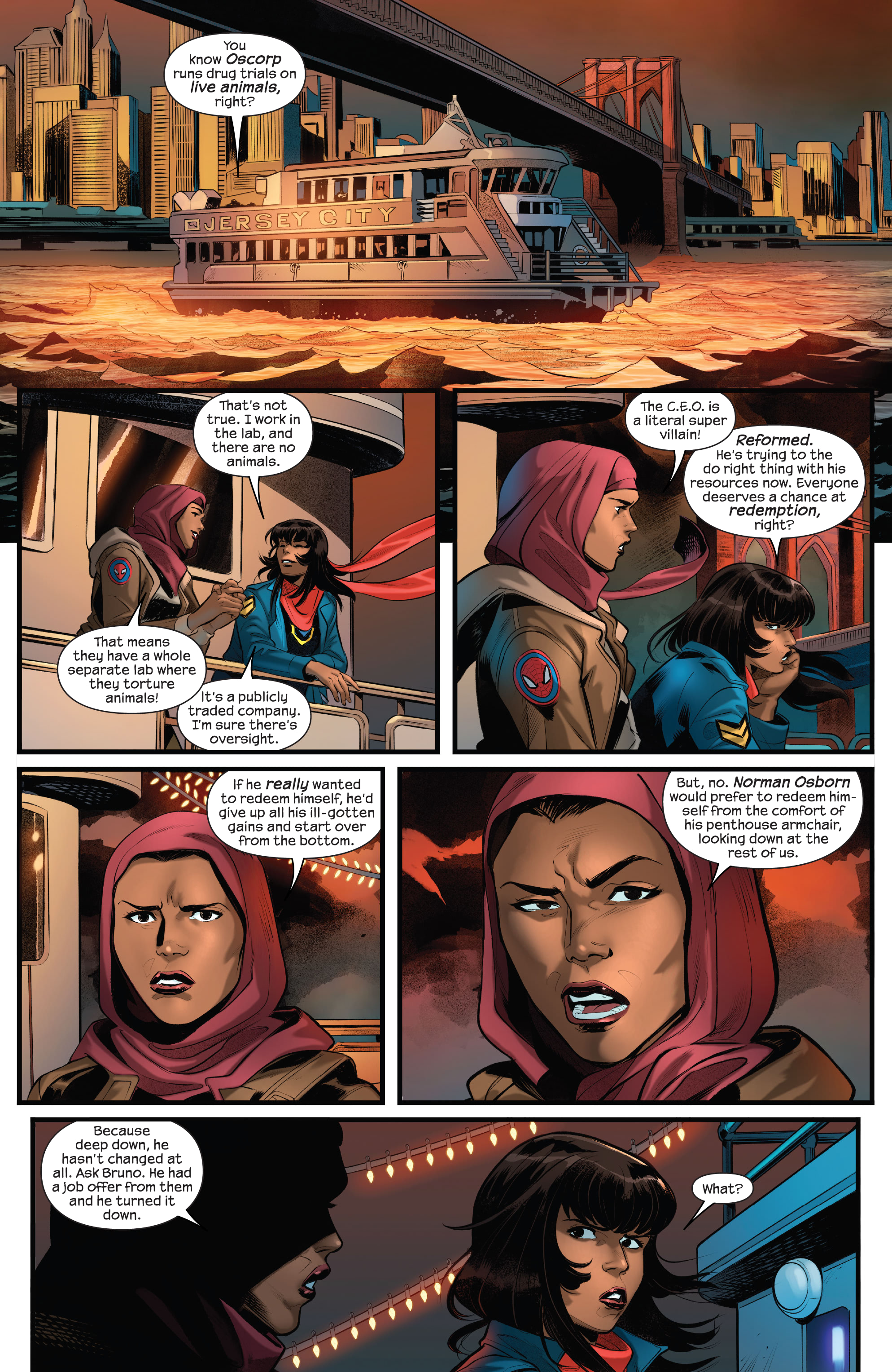 Read online Dark Web: Ms. Marvel comic -  Issue #1 - 8