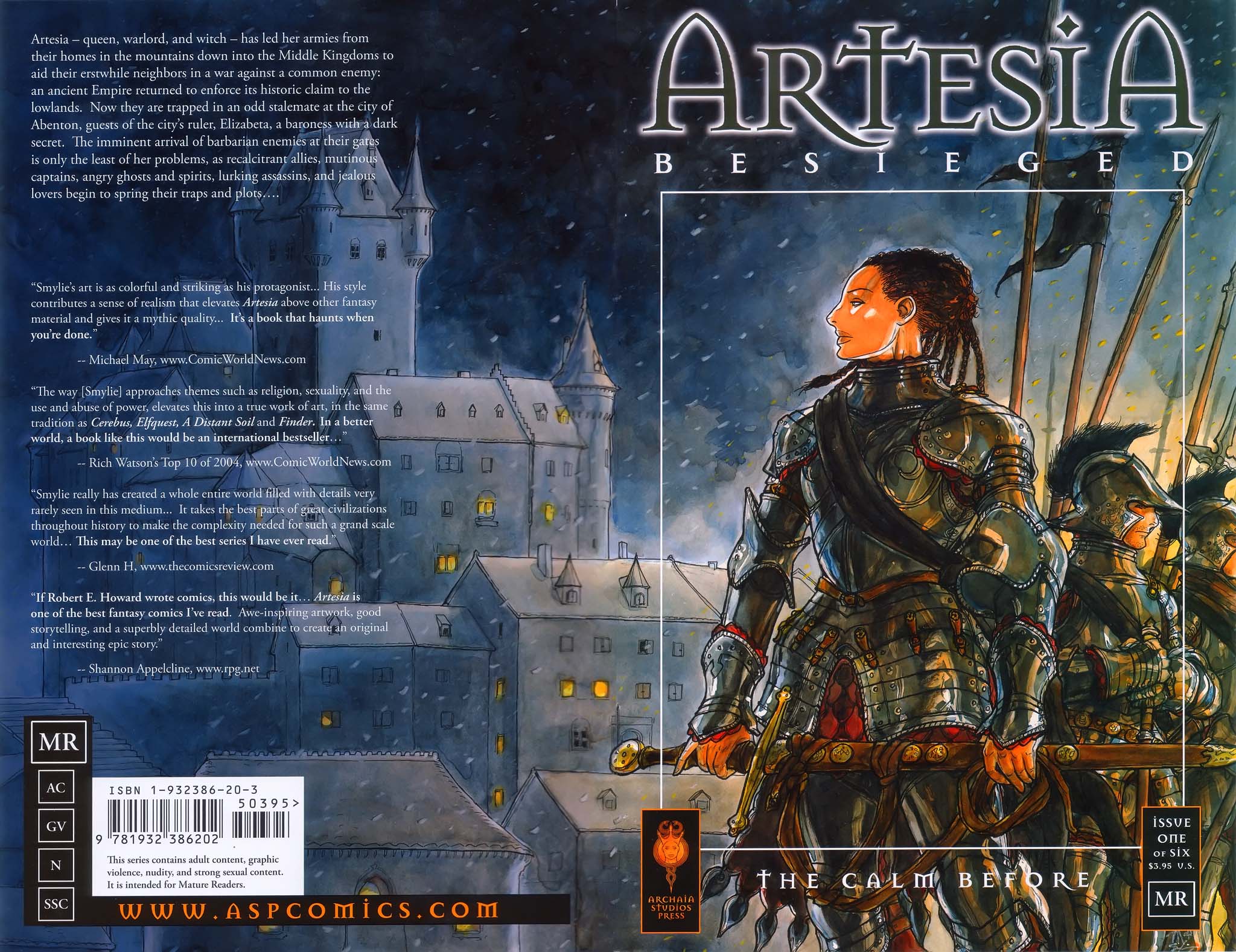 Read online Artesia Besieged comic -  Issue #1 - 1